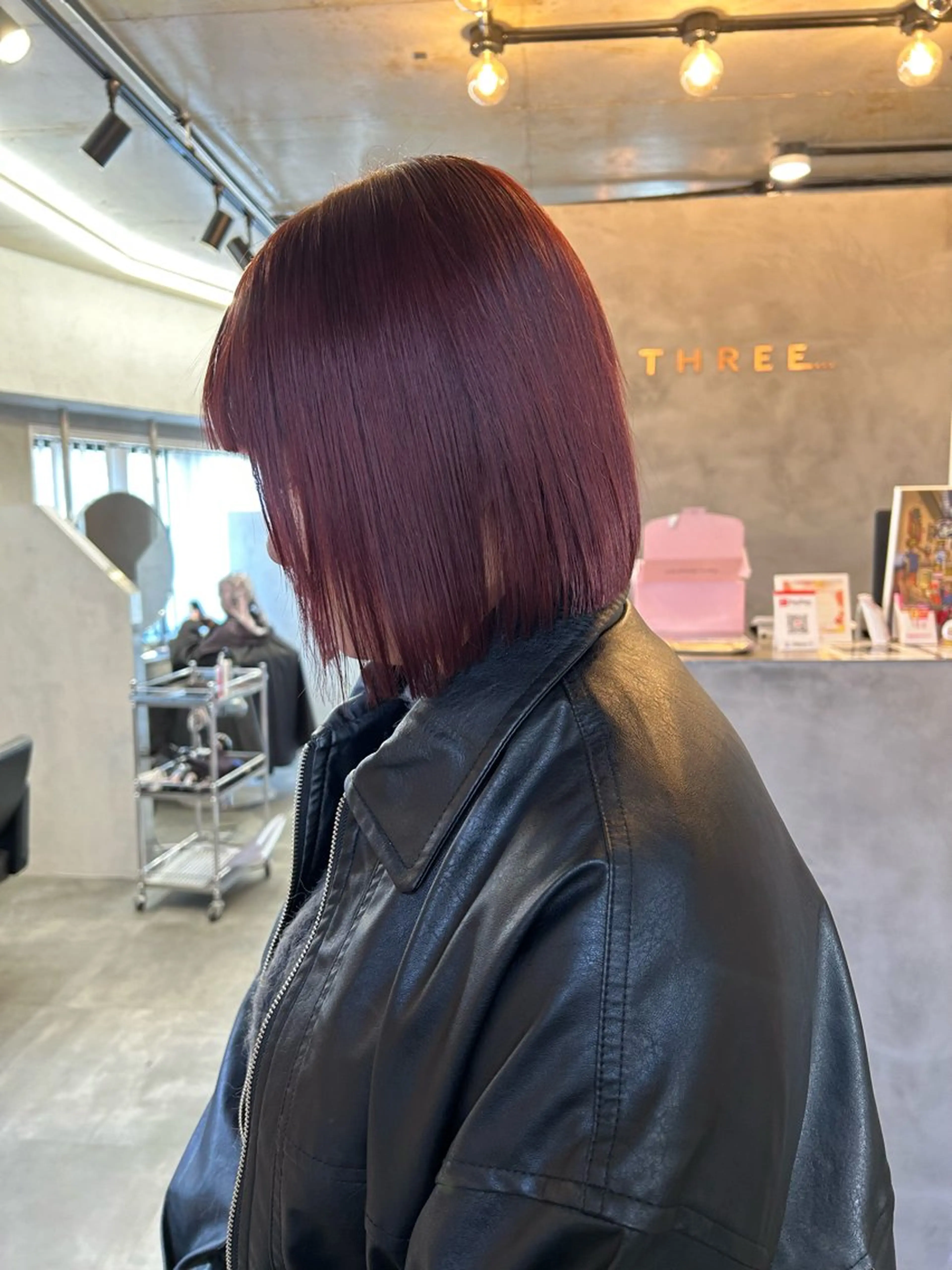 ショート カラー ヘアカラー Haru/THREE …by velvetのヘアスタイル