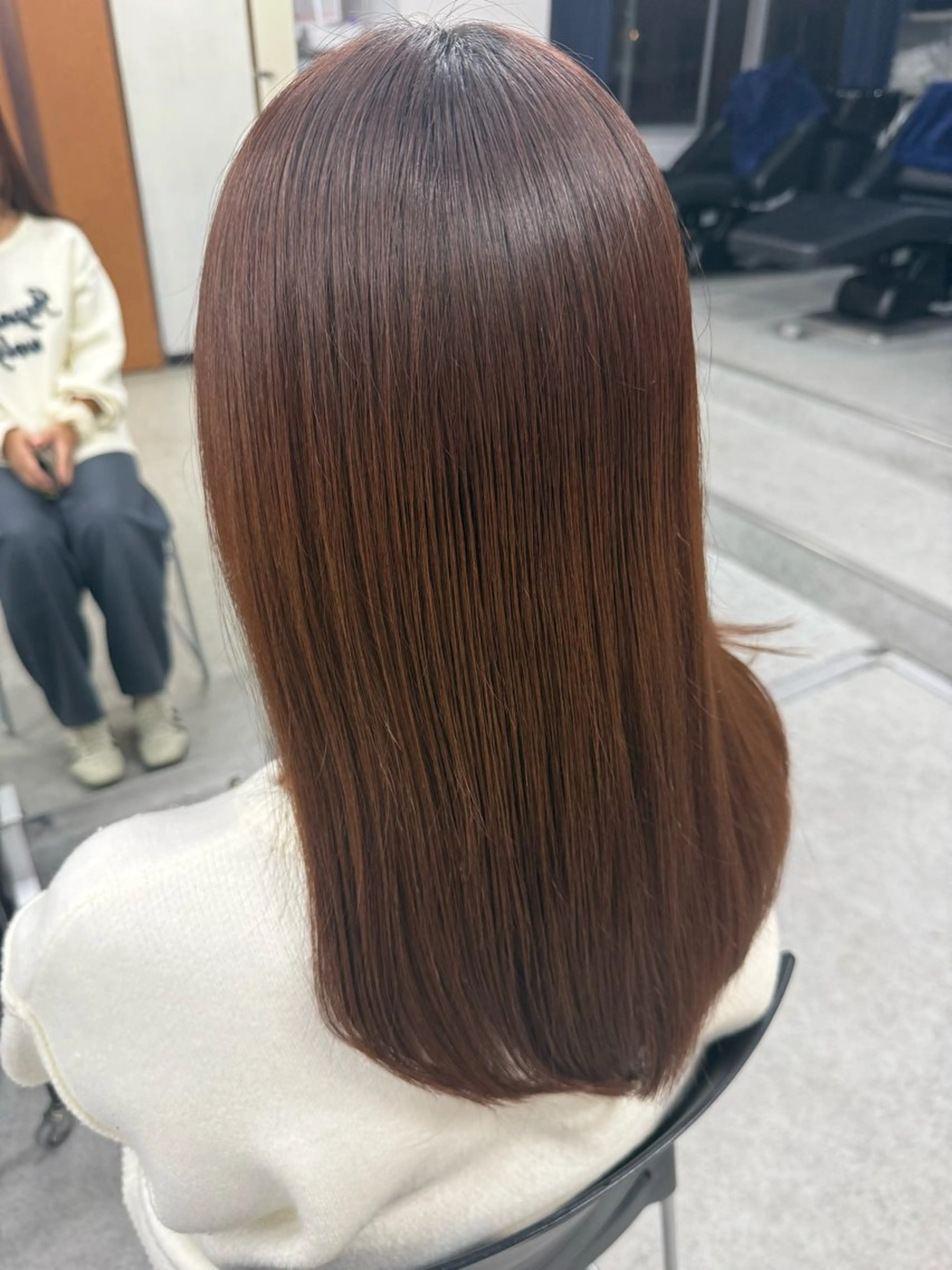 ロング カラー ヘアカラー トリートメント レイヤー/暖色カラー /髪質改善/maoのヘアスタイル