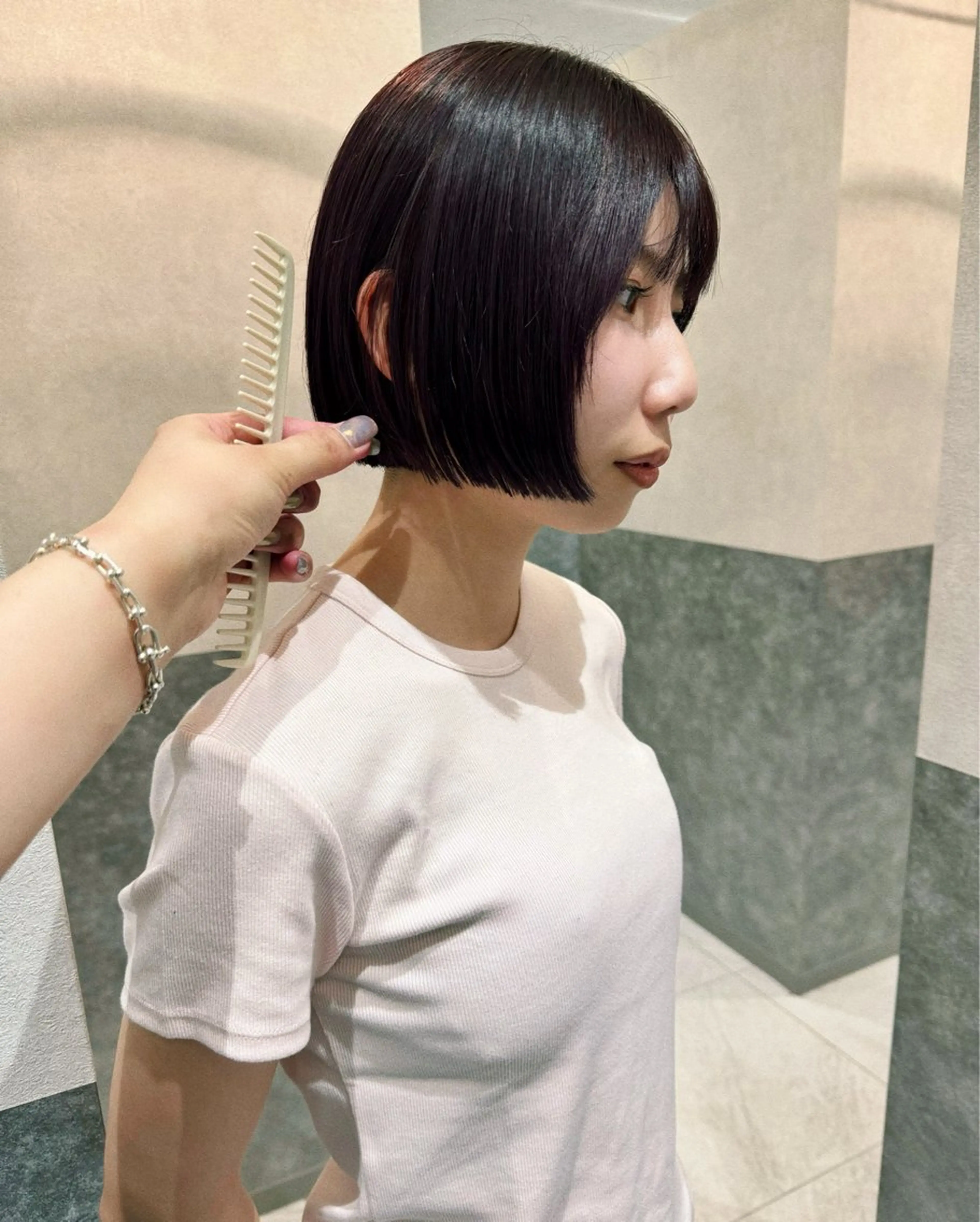ショート カラー ボブ SALOWIN新潟万代店所属・SaKiho 🎀のヘアスタイル