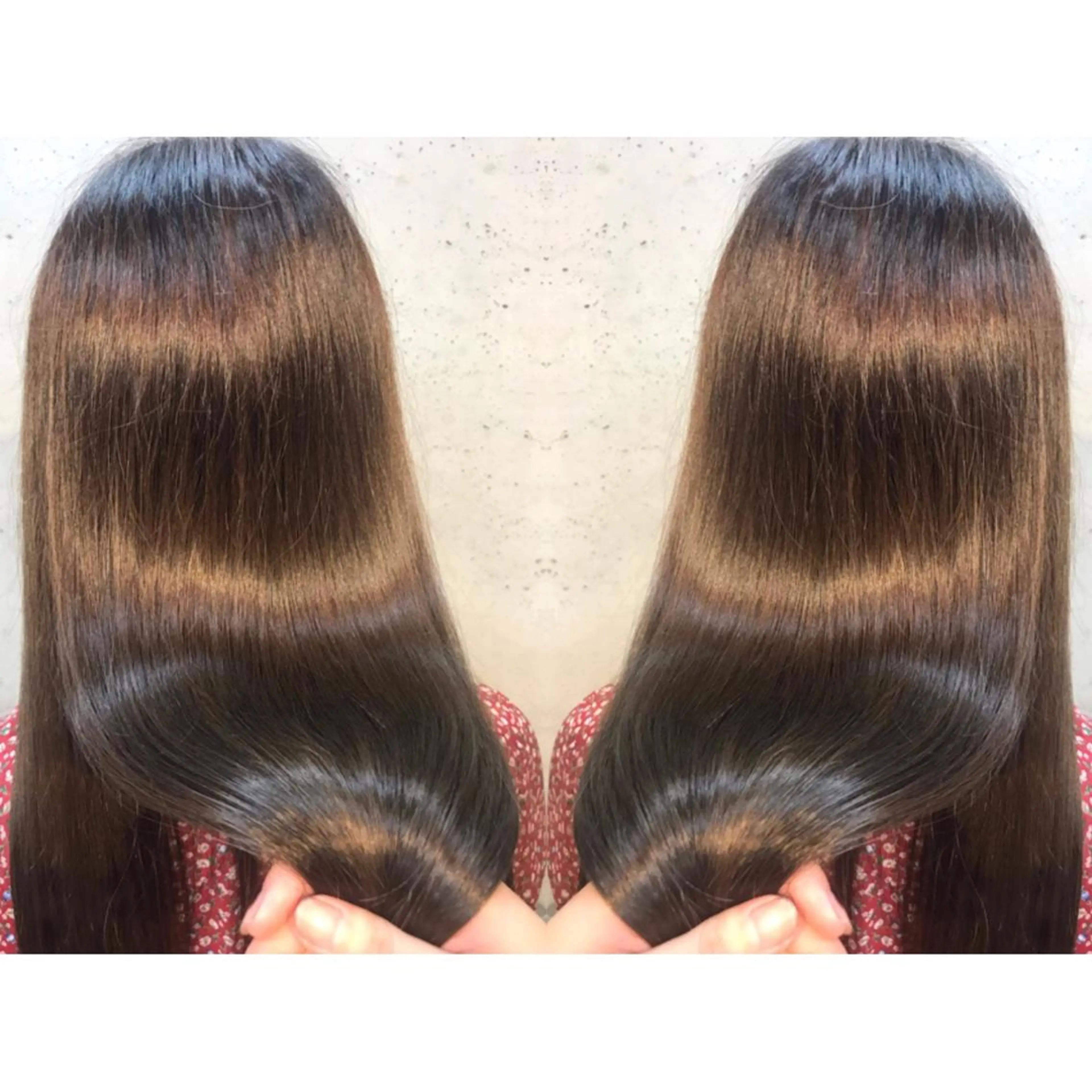 ロング カット トリートメント 🫧透け感⋆艶髪💎 山口アヤカのヘアスタイル