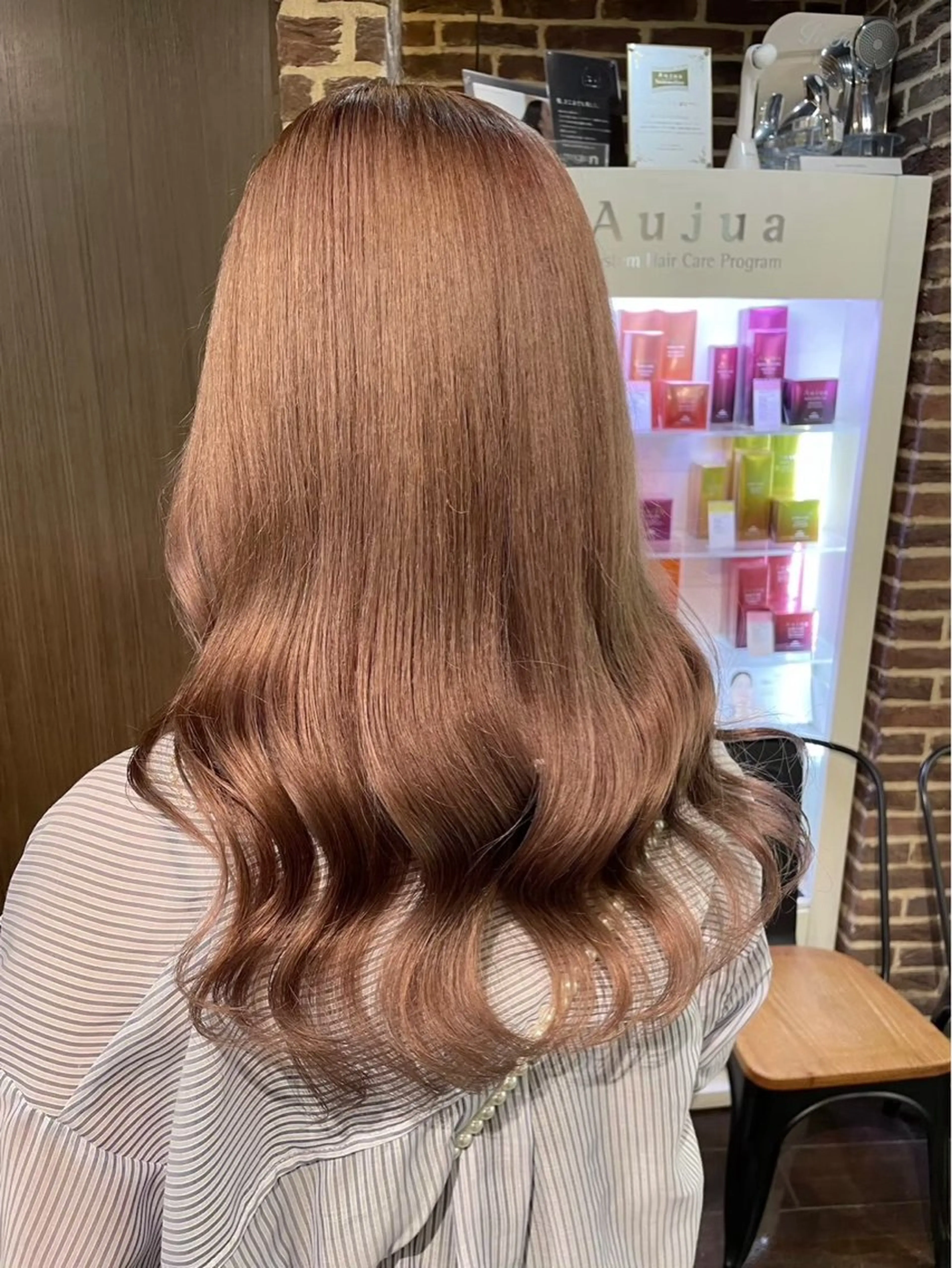 ロング カラー ヘアカラー トリートメント 🎀暖色カラー/ ハナ🎀のヘアスタイル