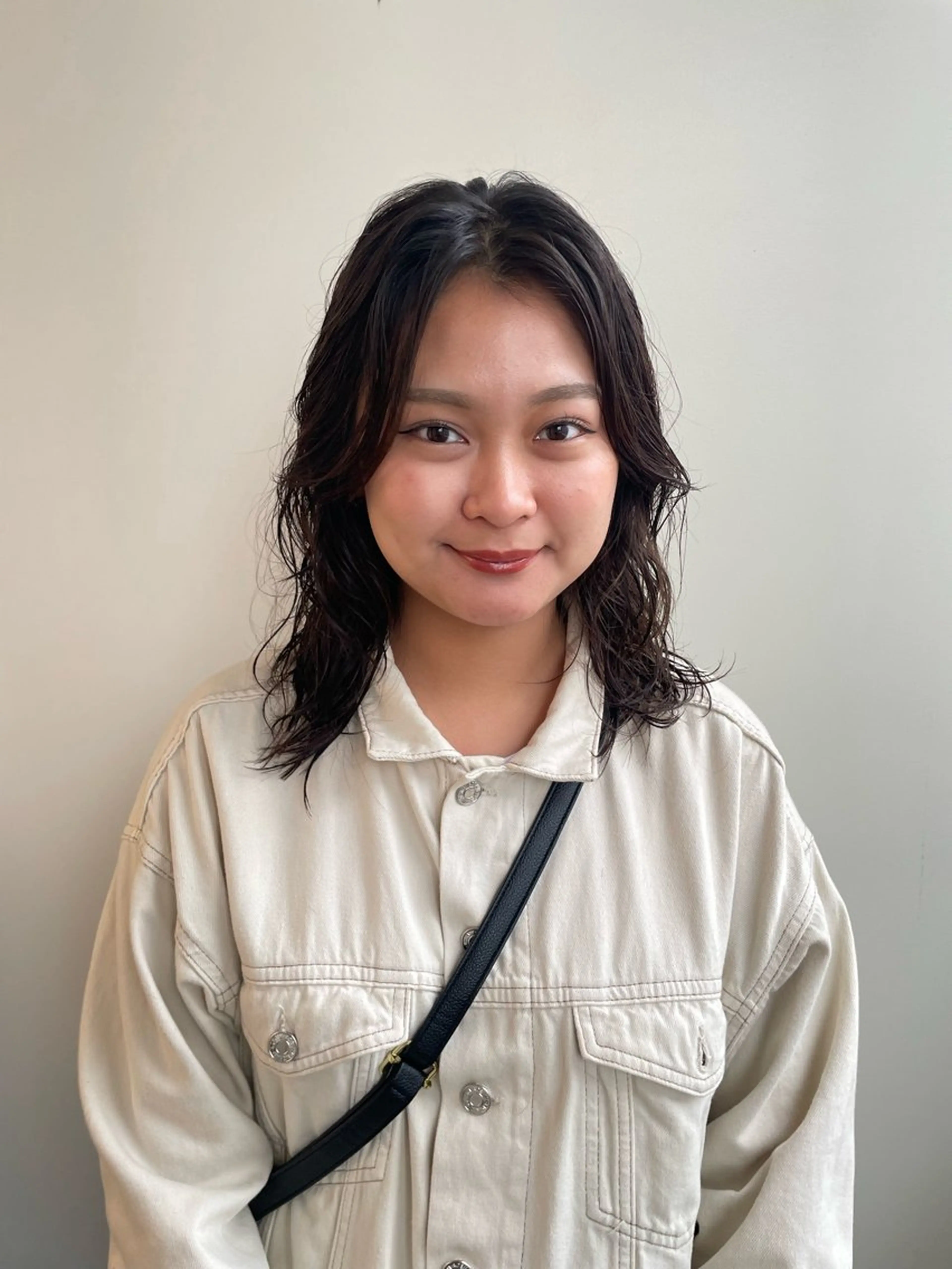 ミディアム パーマ カット パーマ トリートメント Toiro 横浜所属・🎀レイヤー/パーマ カラー/ai🎀のヘアスタイル