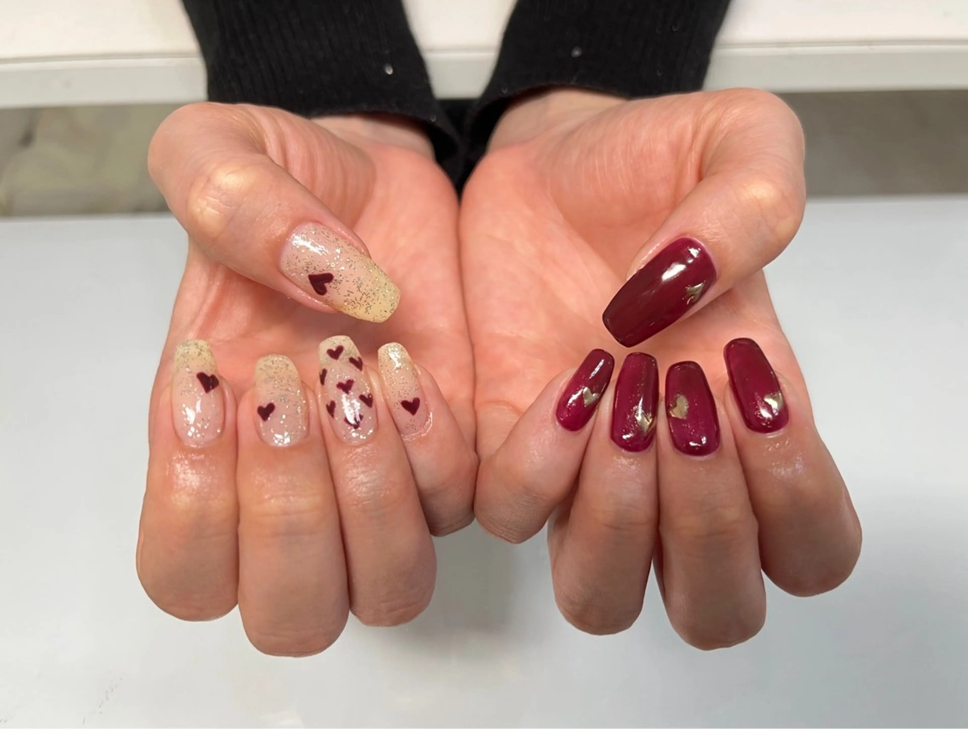 ネイル ハンドネイル デ・アイム赤城所属・ナリス化粧品🌹 saoriのネイルデザイン