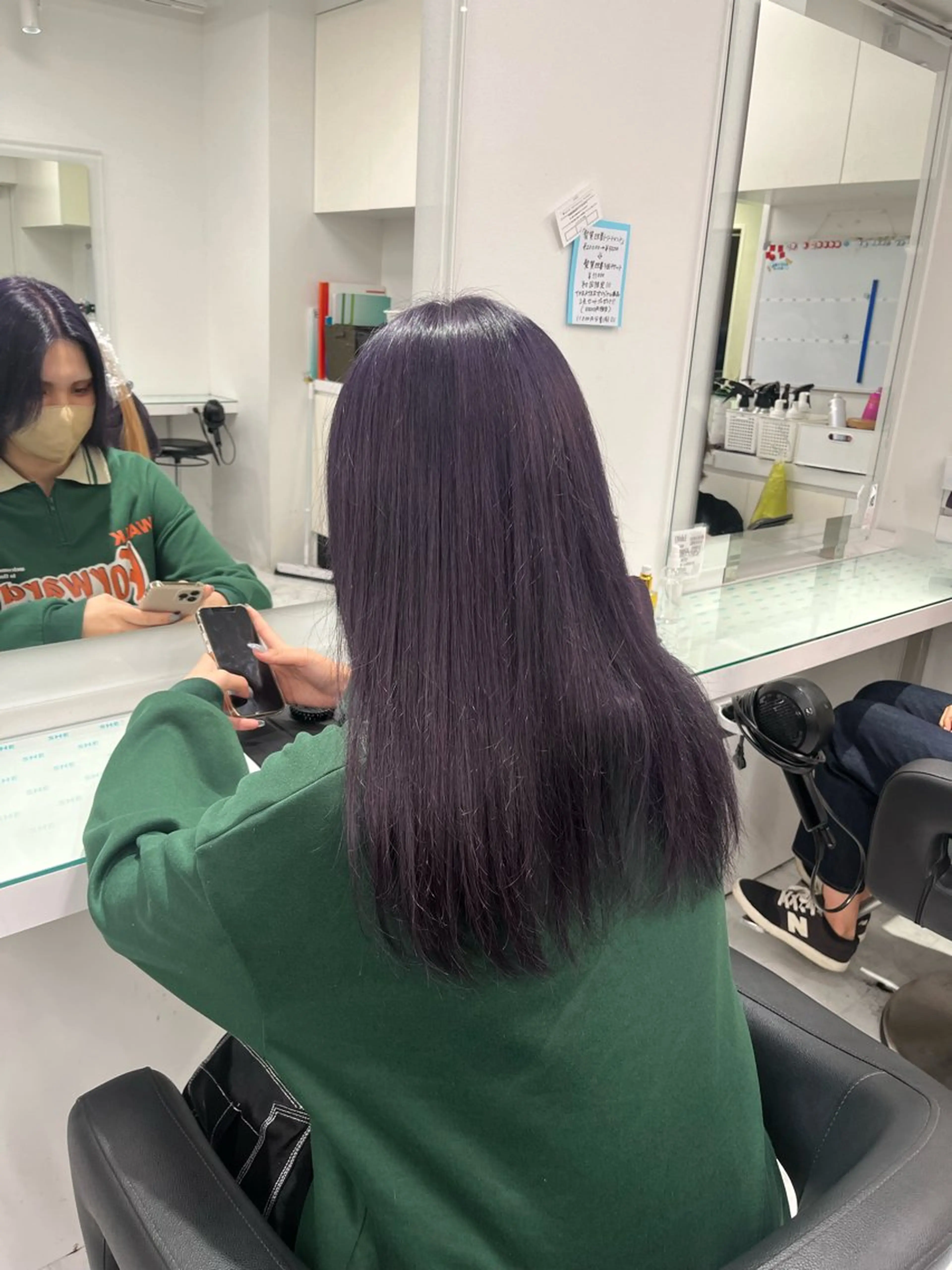 カラー ヘアカラー トリートメント ブリーチなし透明感 💗RYOTAのヘアスタイル