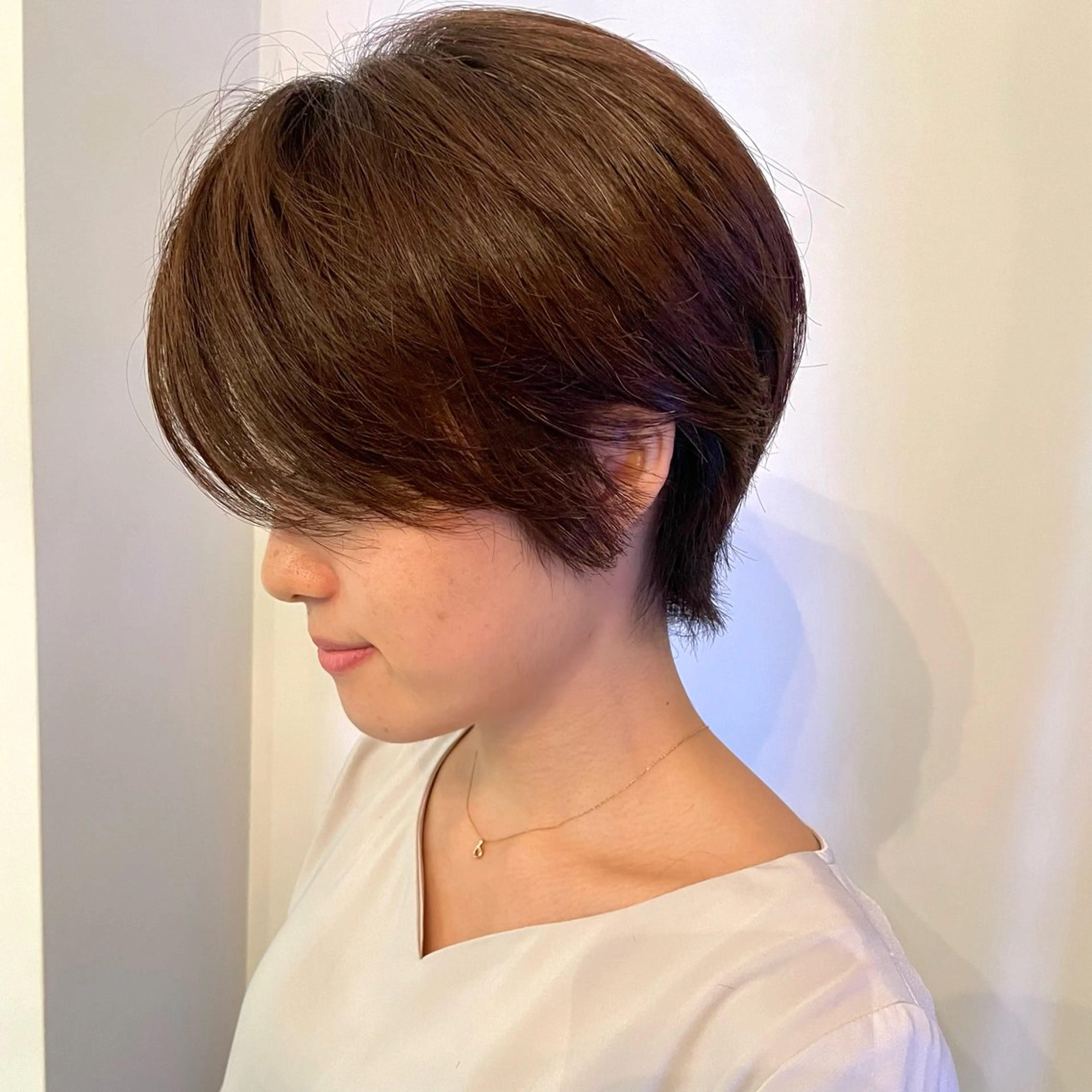 ショート くびれヘア カット ショート/ブリーチ mizuki🐋のヘアスタイル