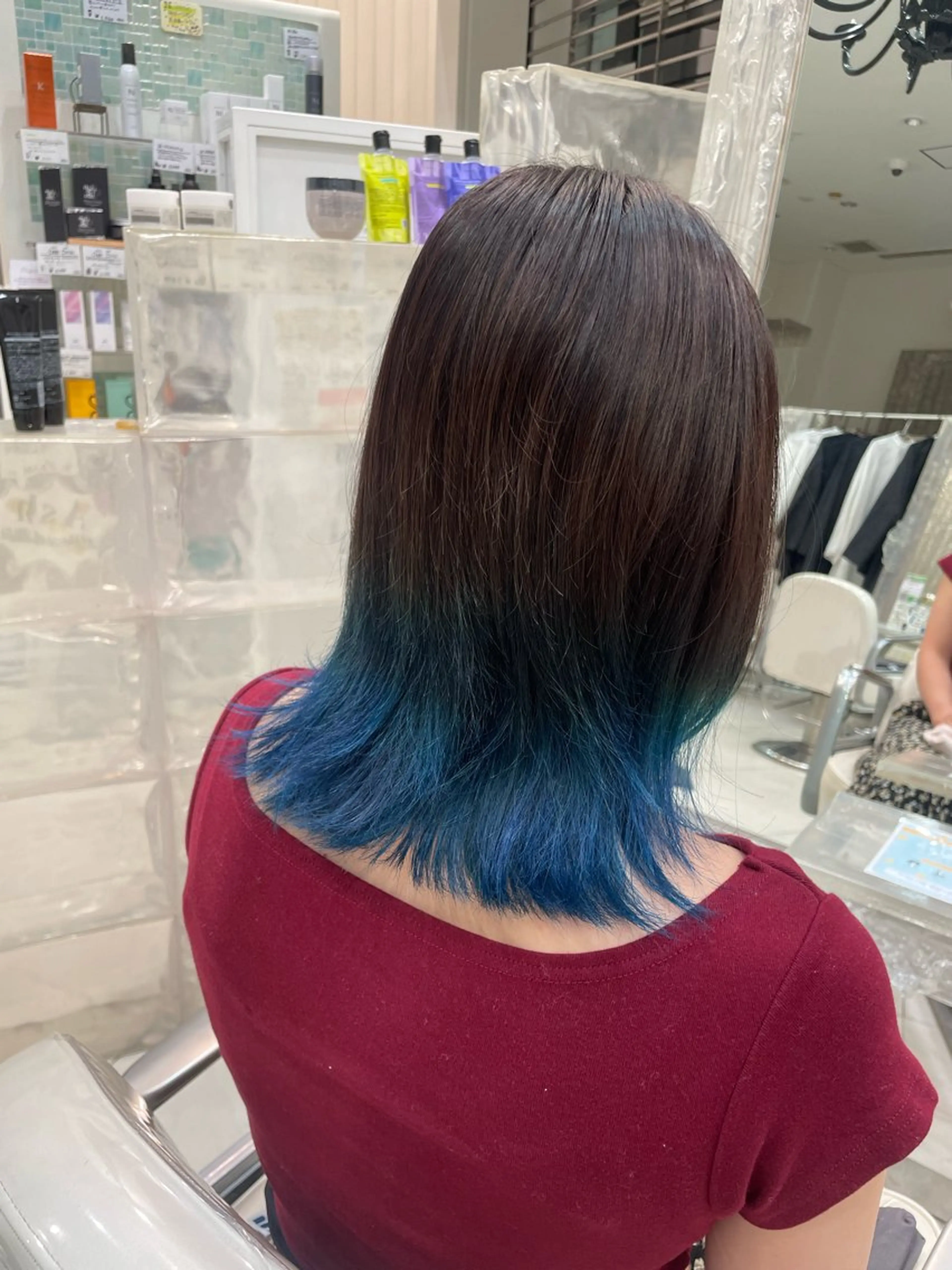 カラー ヘアカラー 中島 彩水のヘアスタイル