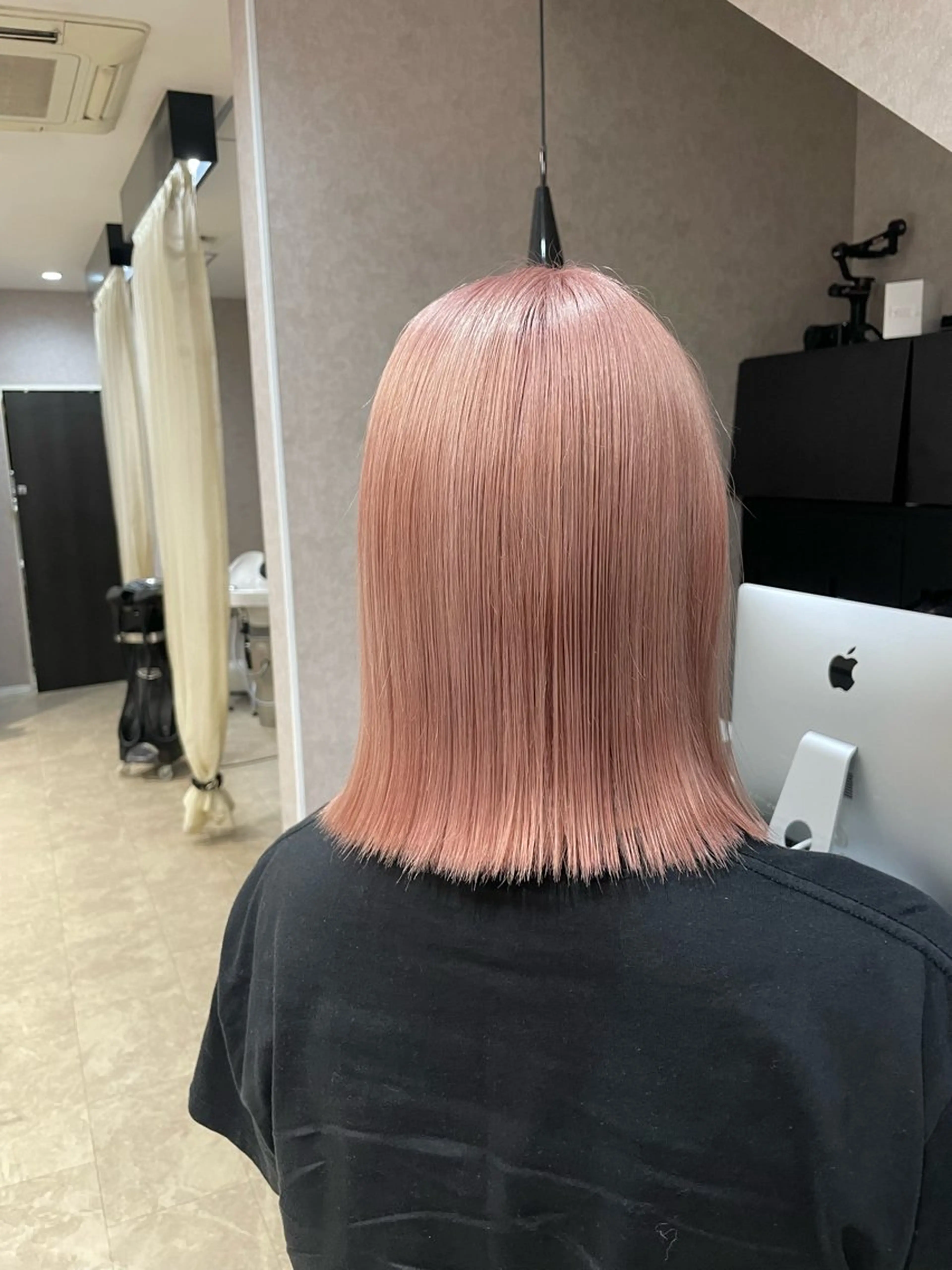 カラー ピンクカラー ヘアカラー Taku ／ケアハイトーンのヘアスタイル