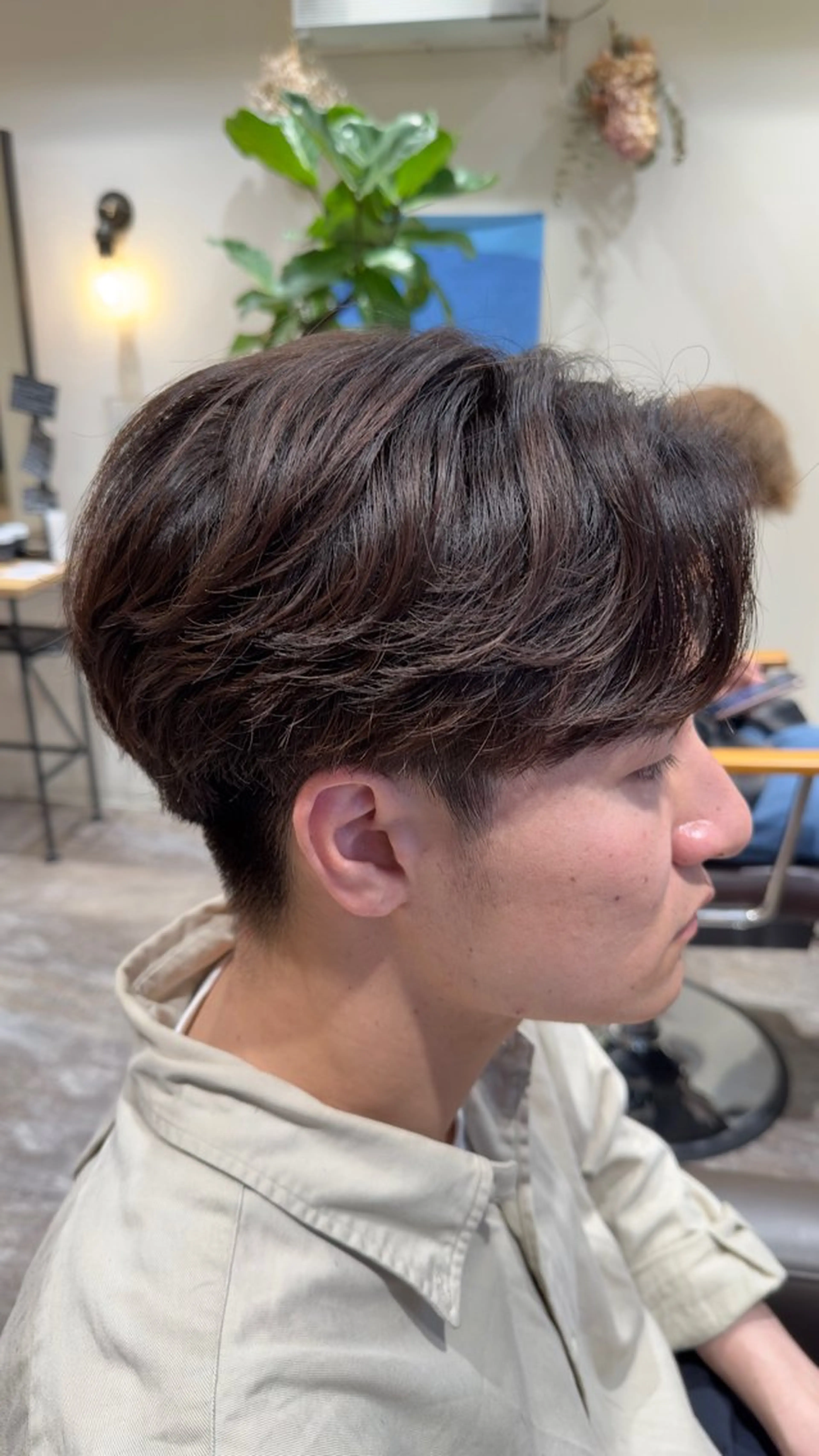 ショート パーマ メンズ 【メンズパーマ】比嘉 啓人のヘアスタイル