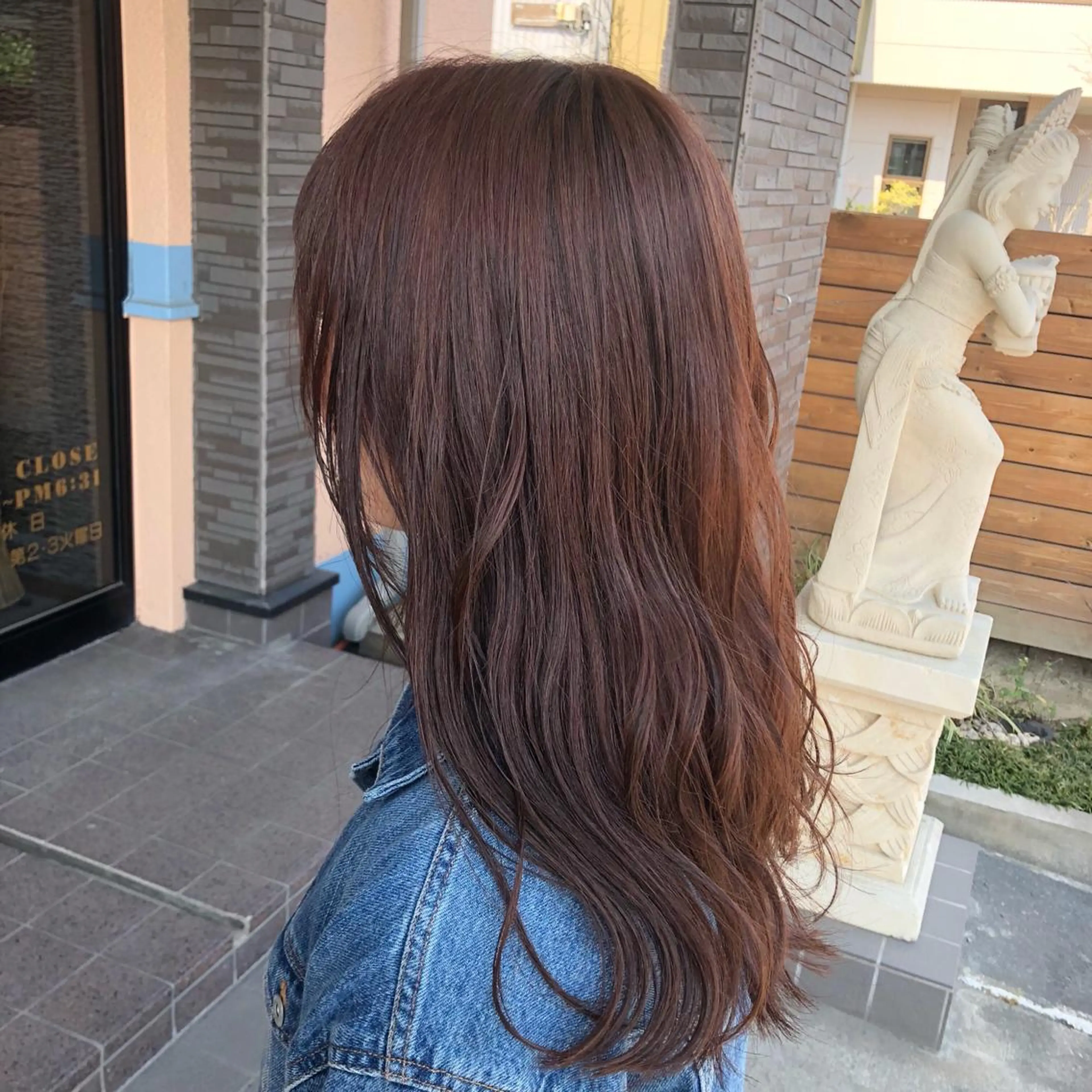 ロング カラー ベージュカラー ピンクカラー ピンクベージュ 4-rest garden （フォーレストガーデン）所属・金井 直樹のヘアスタイル