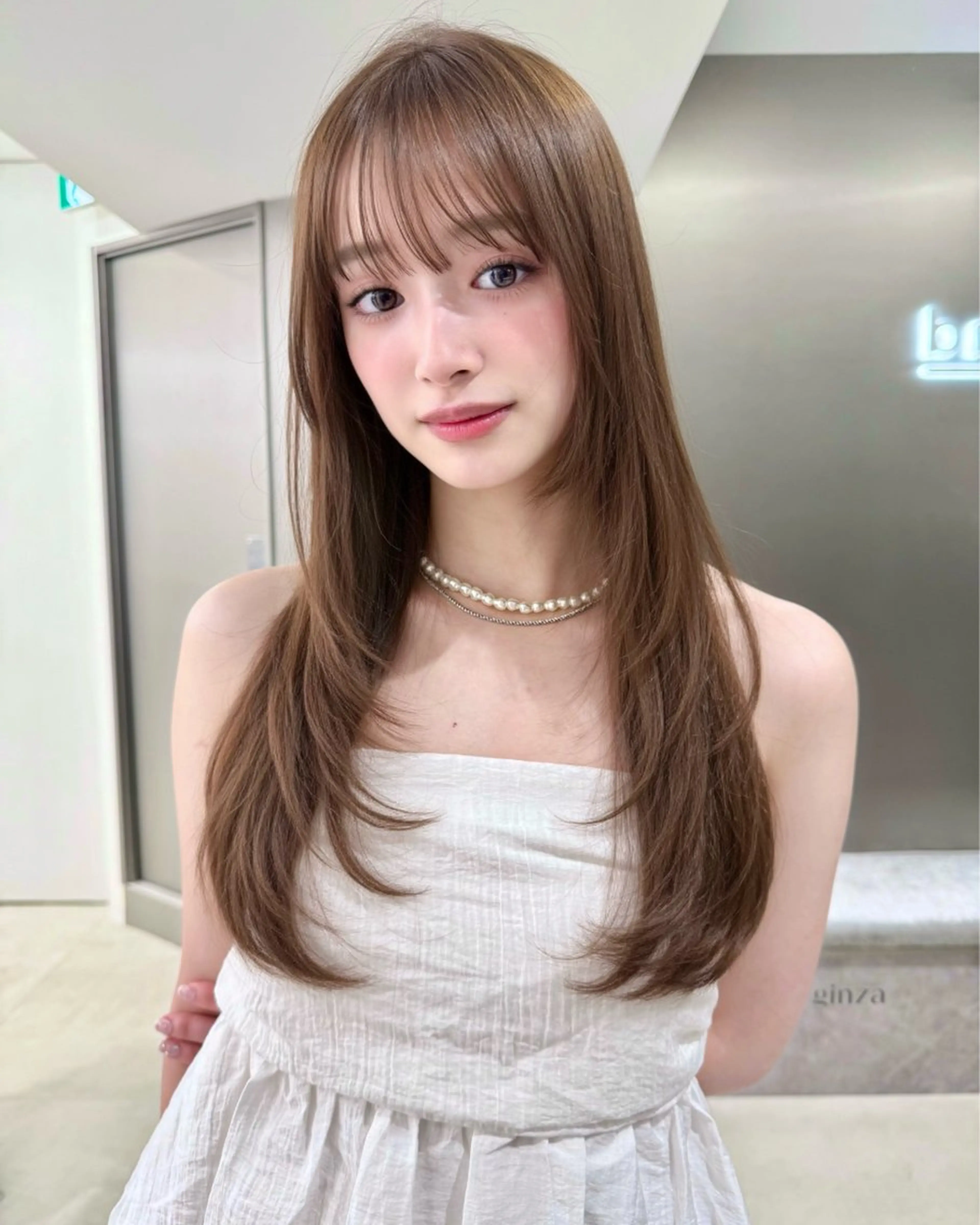 ロング レイヤー🩵 なりたみゆうのヘアスタイル