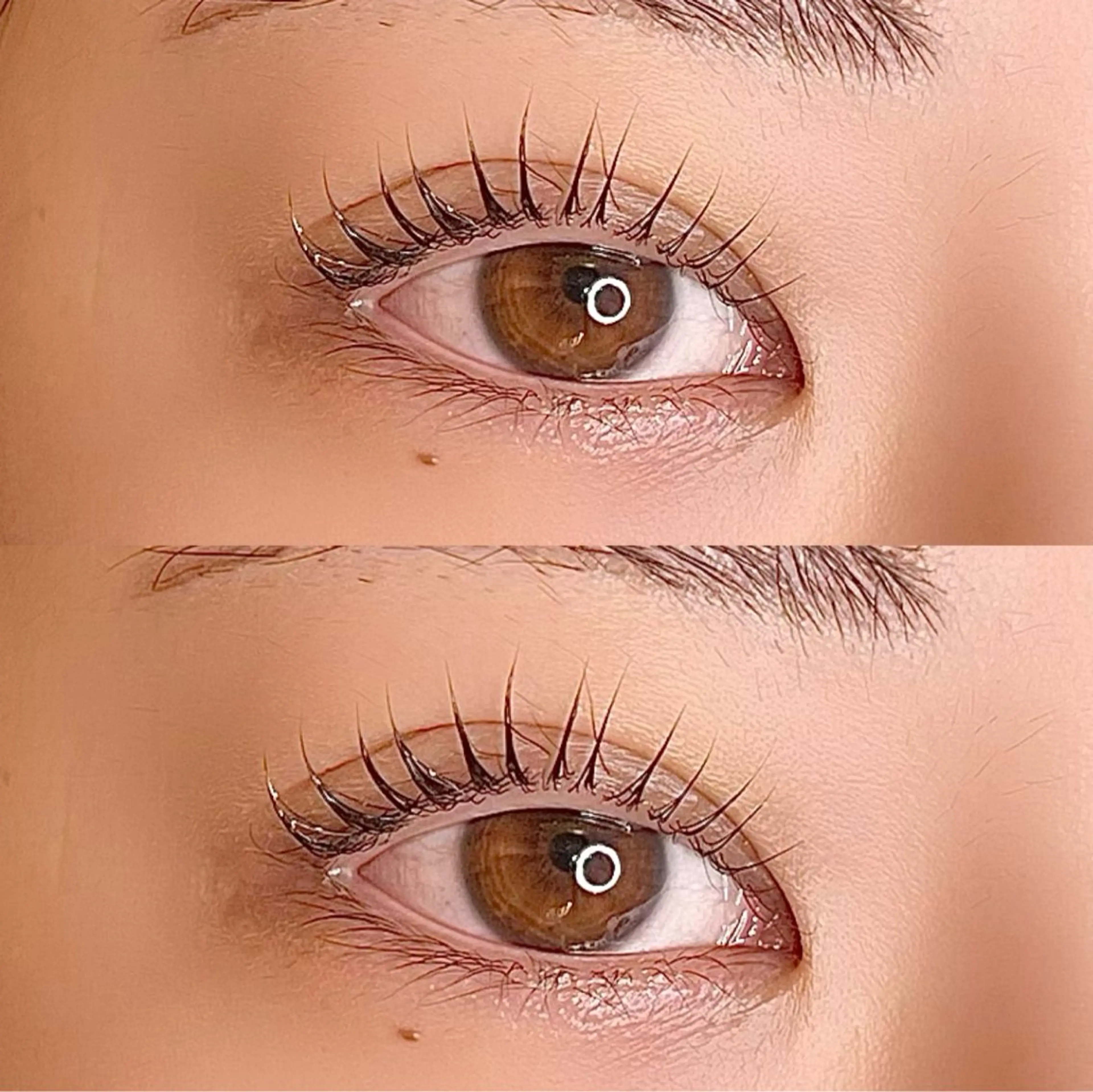 マツエク・マツパ 韓国風マツエク ナチュラル 一重×まつ毛パーマ マツパ Be. eyelash＆eyebrow 岡山店所属・🦋be. みうち🦋のマツエク・マツパデザイン