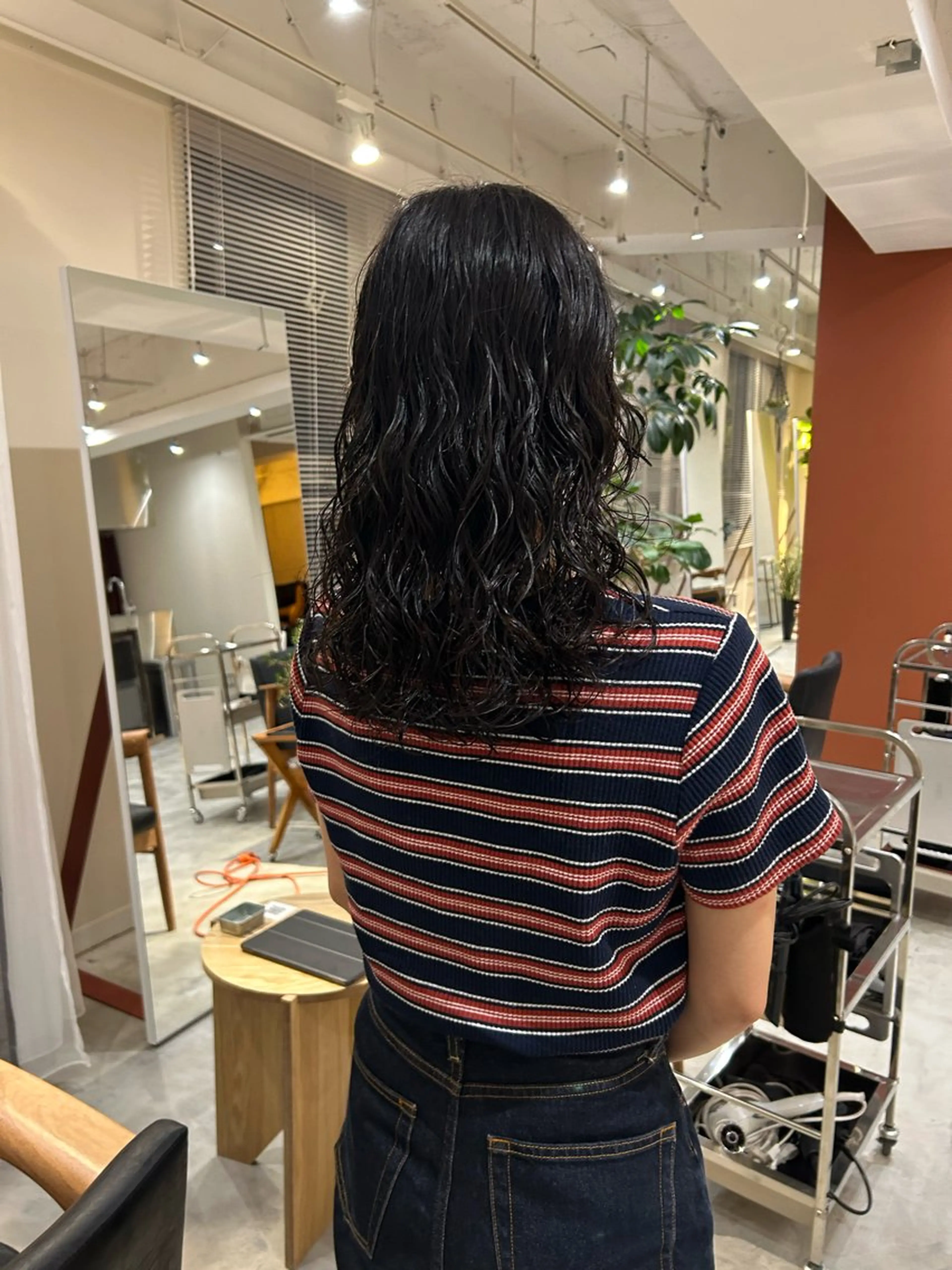 セミロング パーマ セミロングパーマ puf/ rinaのヘアスタイル