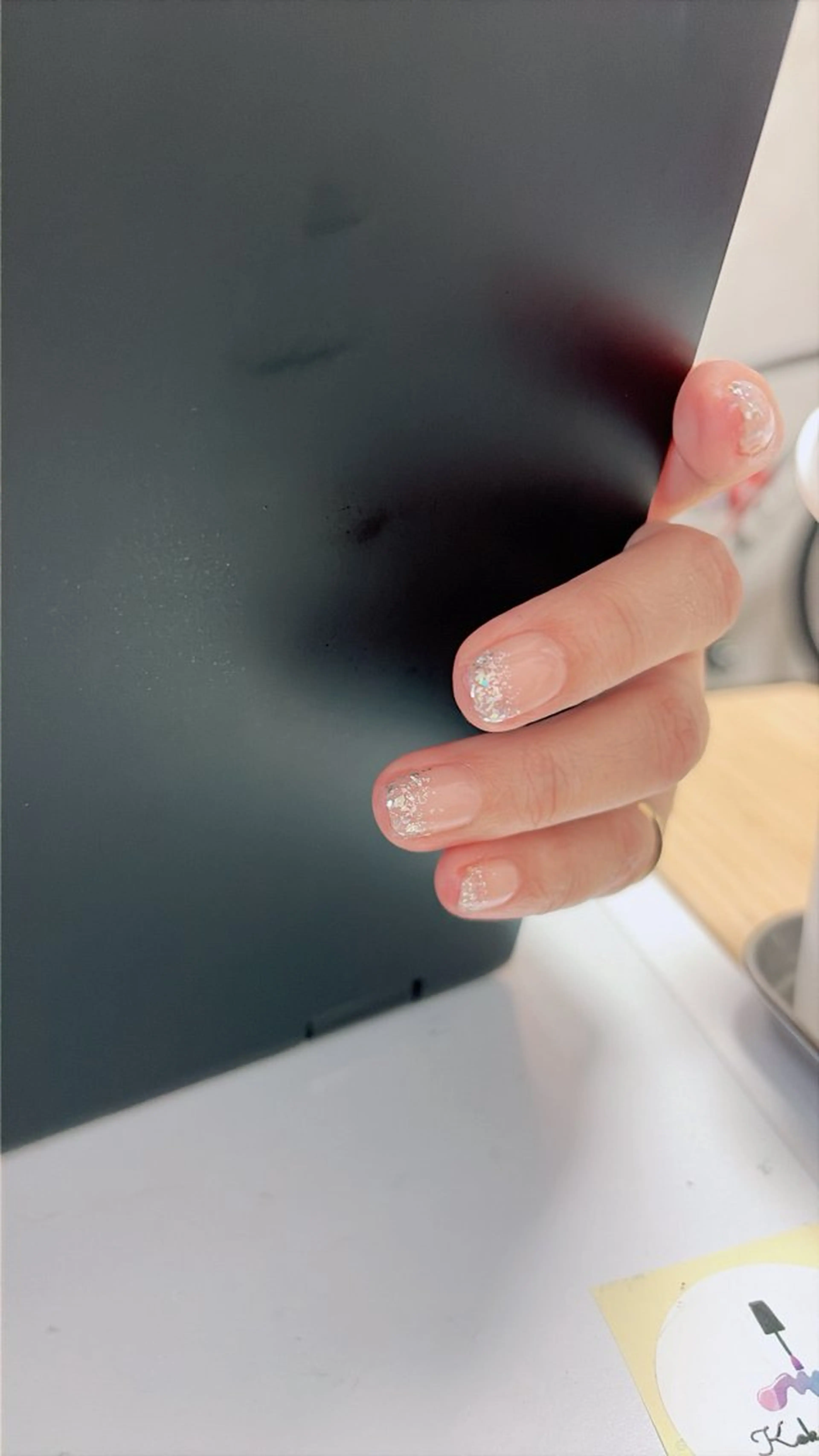 ネイル キラキラネイル オフィスネイル Luce nail所属・竹内 知佐美のネイルデザイン