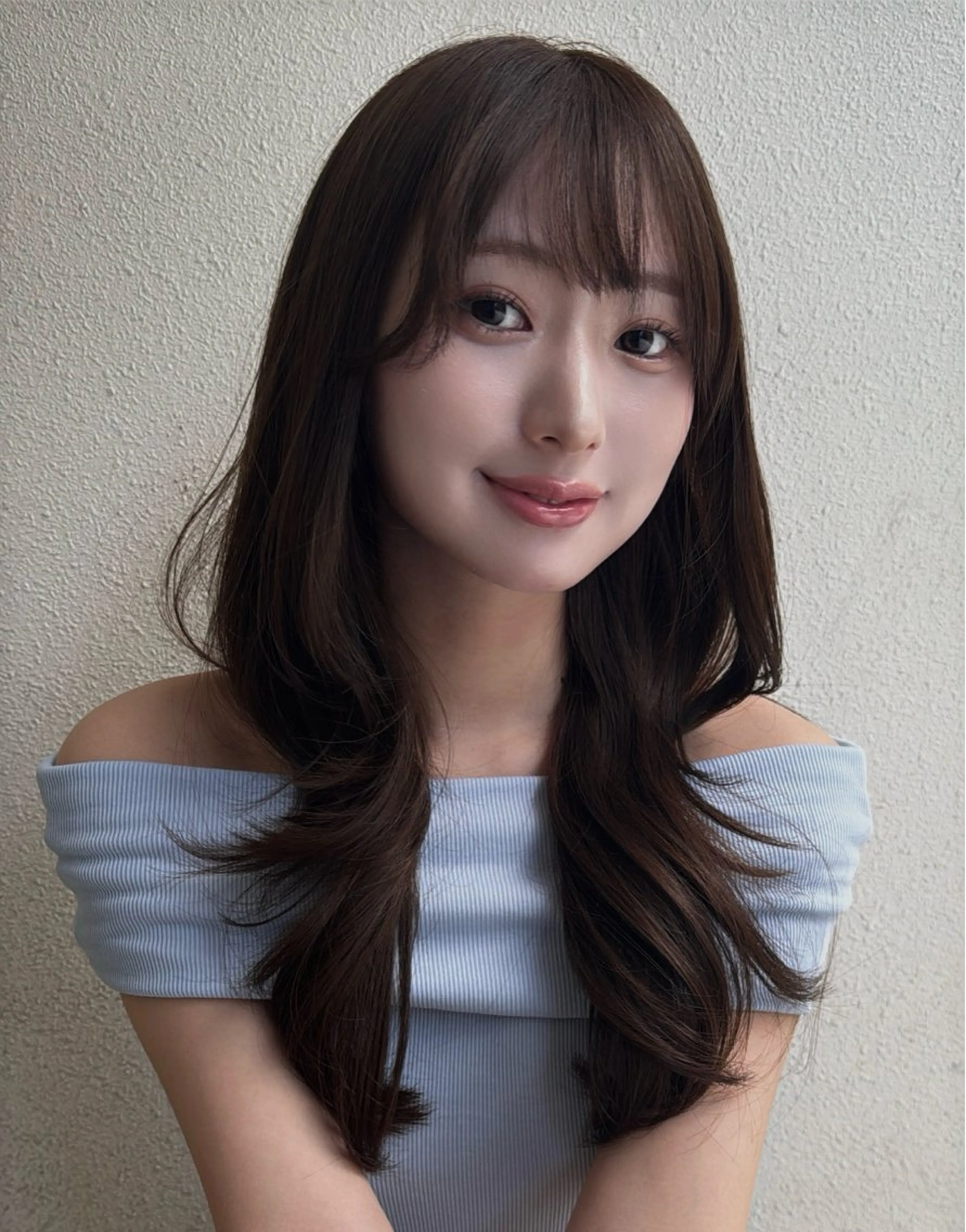ロング ヘアカラー 🖤Keina🖤 大人上品カラー.*˚のヘアスタイル