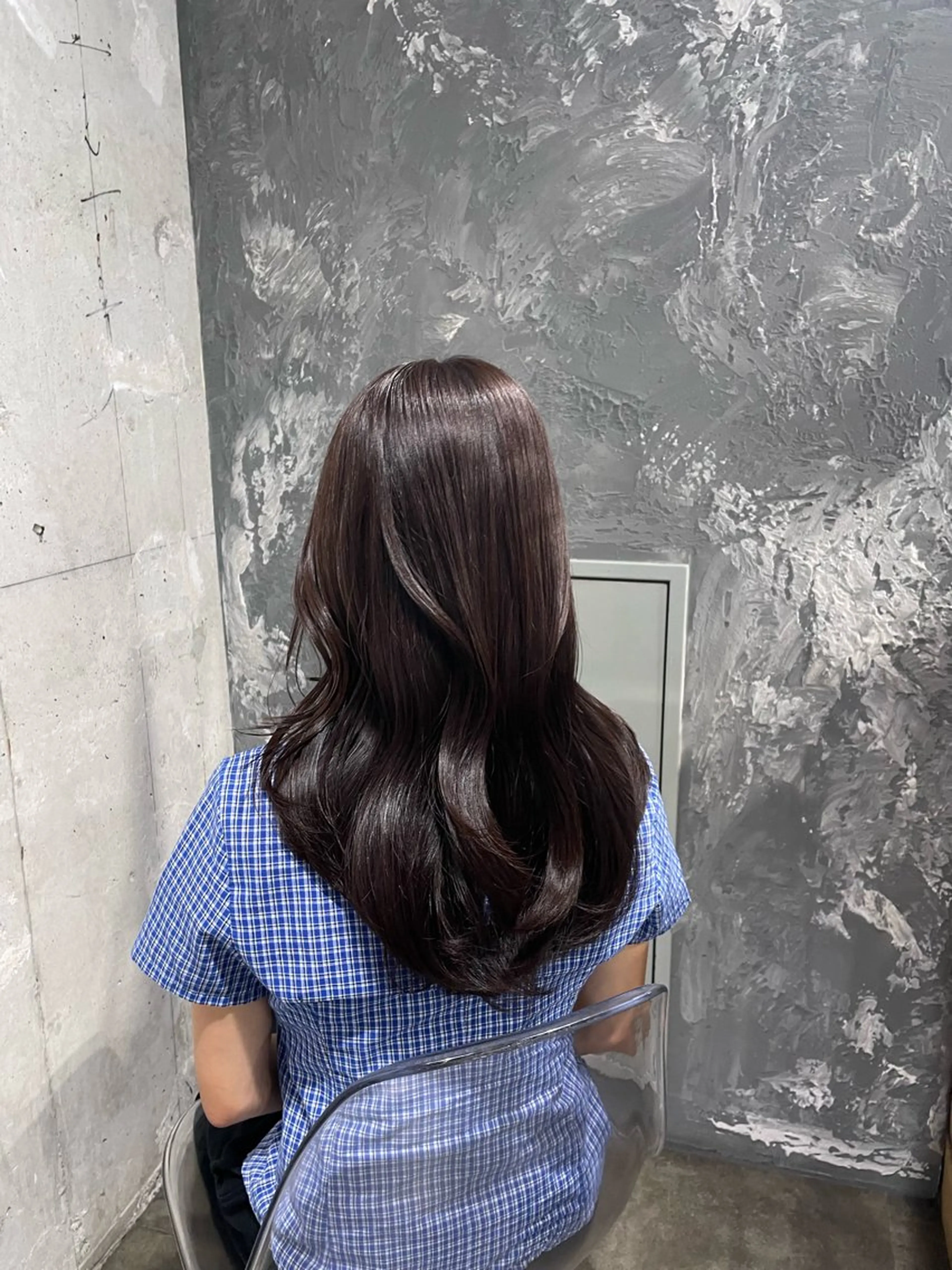 カラー カット ヘアカラー 🤍韓国ヘア🤍透明 感ベージュ/まりんのヘアスタイル