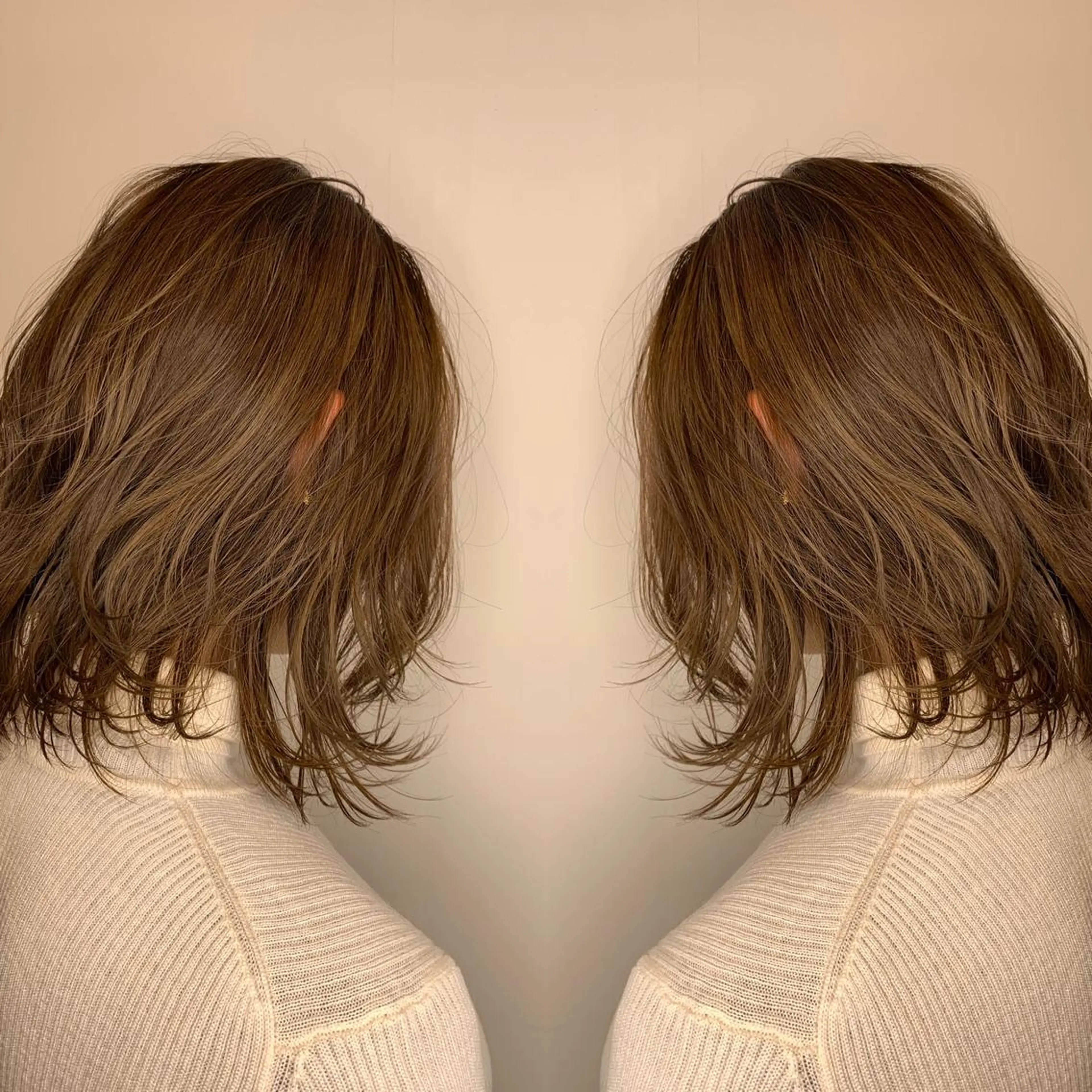 ミディアム 川嶋 saronLEPIAのヘアスタイル