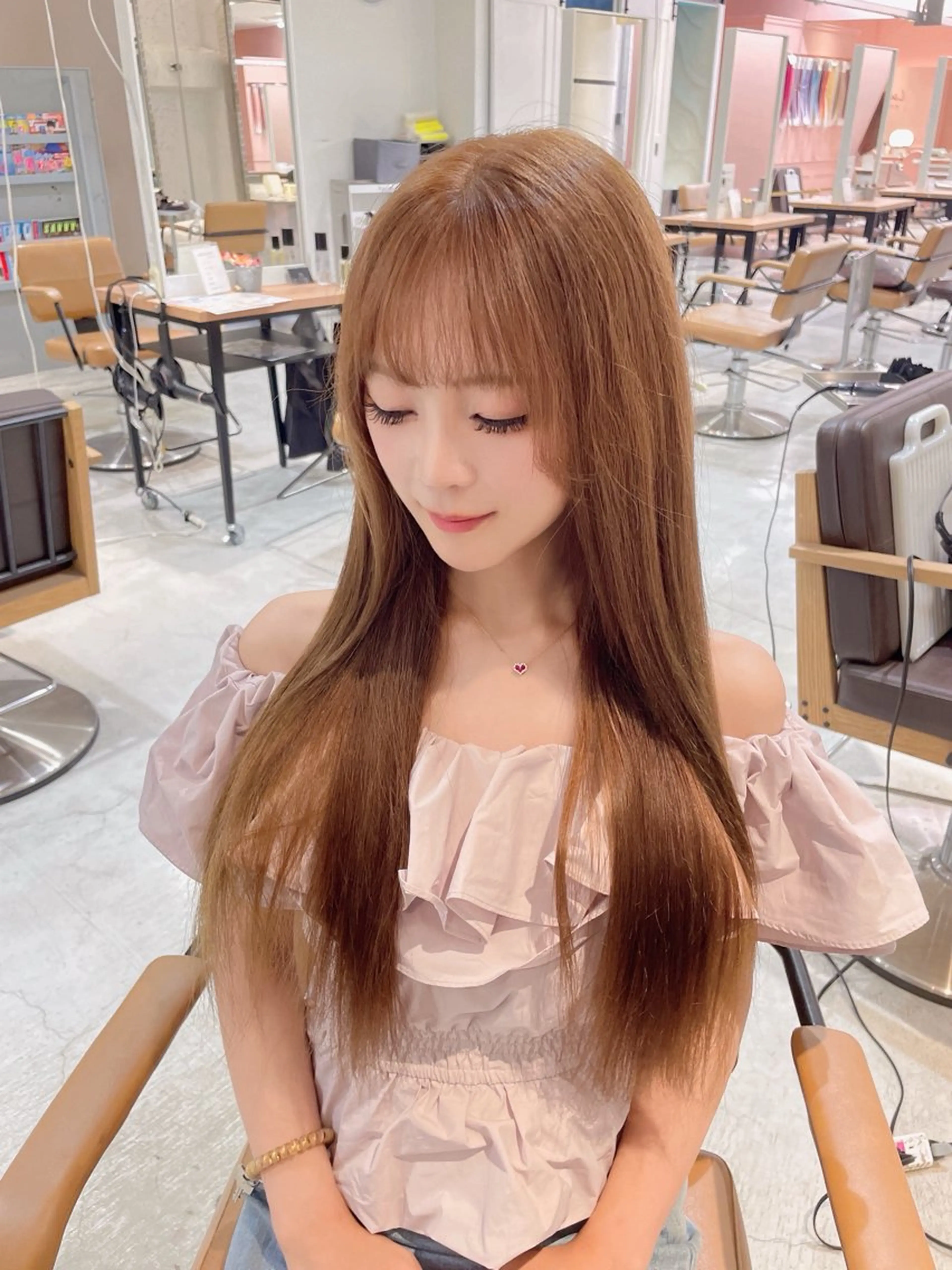🎀ブリーチなしダブルカラー🩷の写真