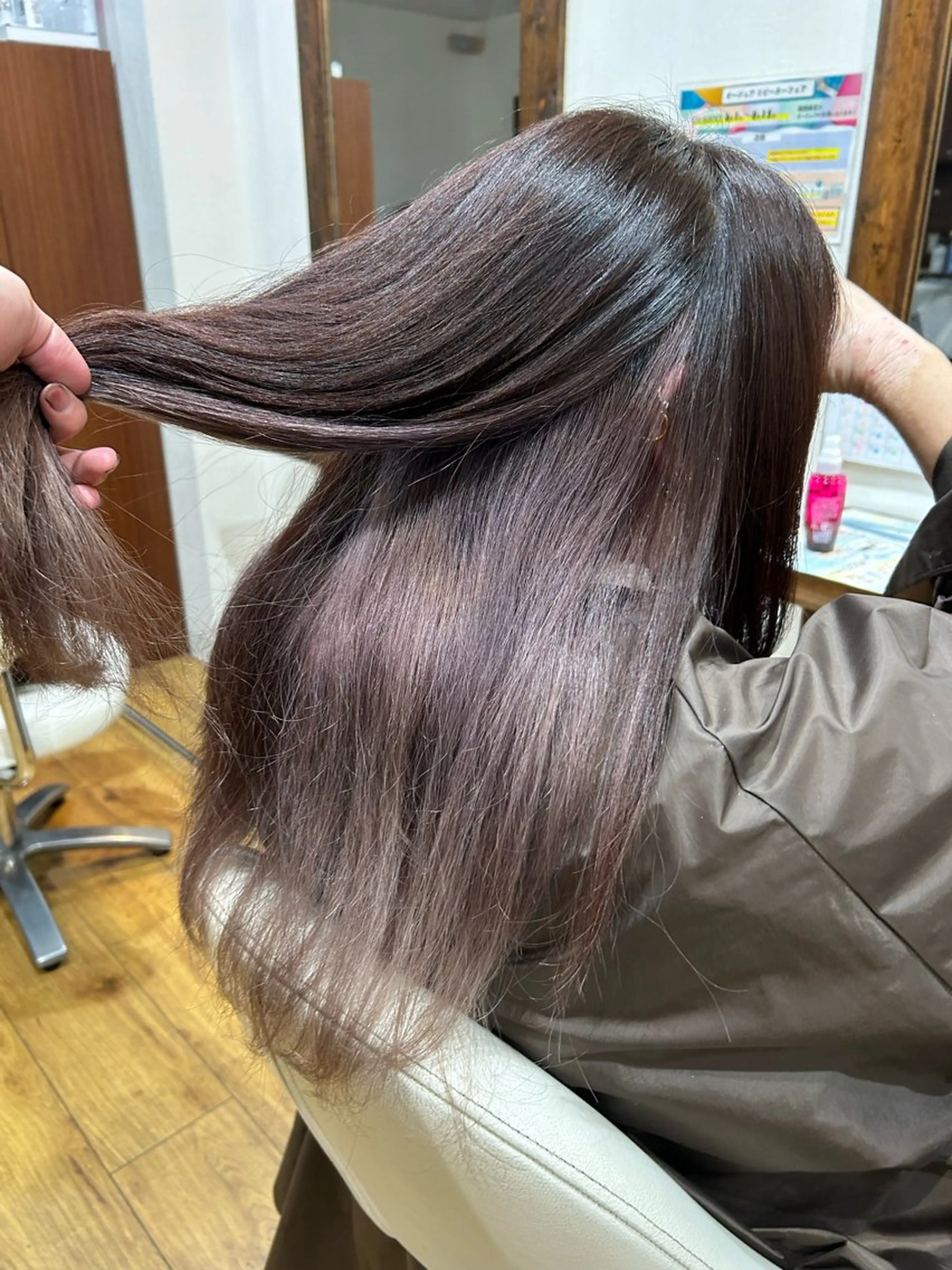 ロング カラー シルバー ロング ヘアカラー 🦋ショートカット モデル古橋紀輔🦋‪のヘアスタイル