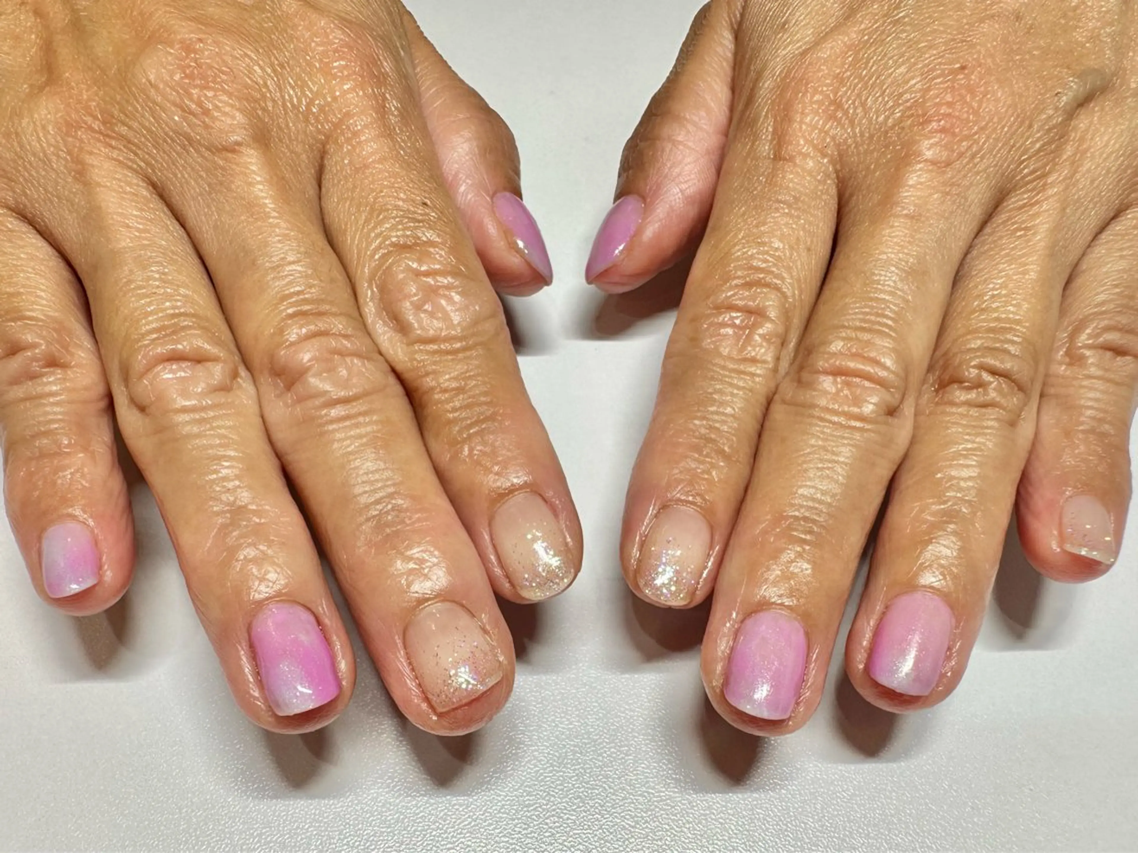 ネイル クリアネイル ニュアンスネイル AmorNail所属・Ugawa Kumiのネイルデザイン