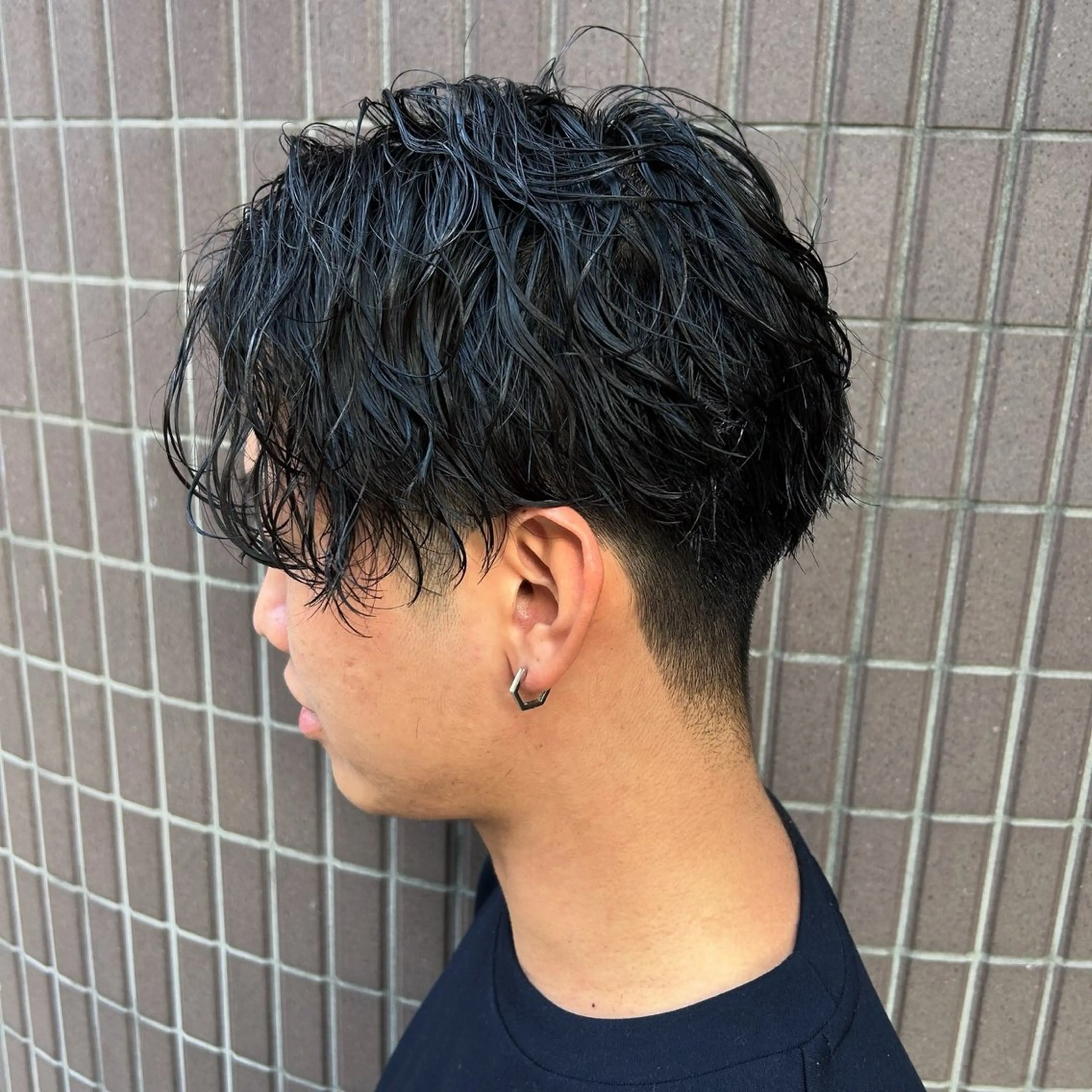 メンズ カット パーマ 高田 さくらのヘアスタイル