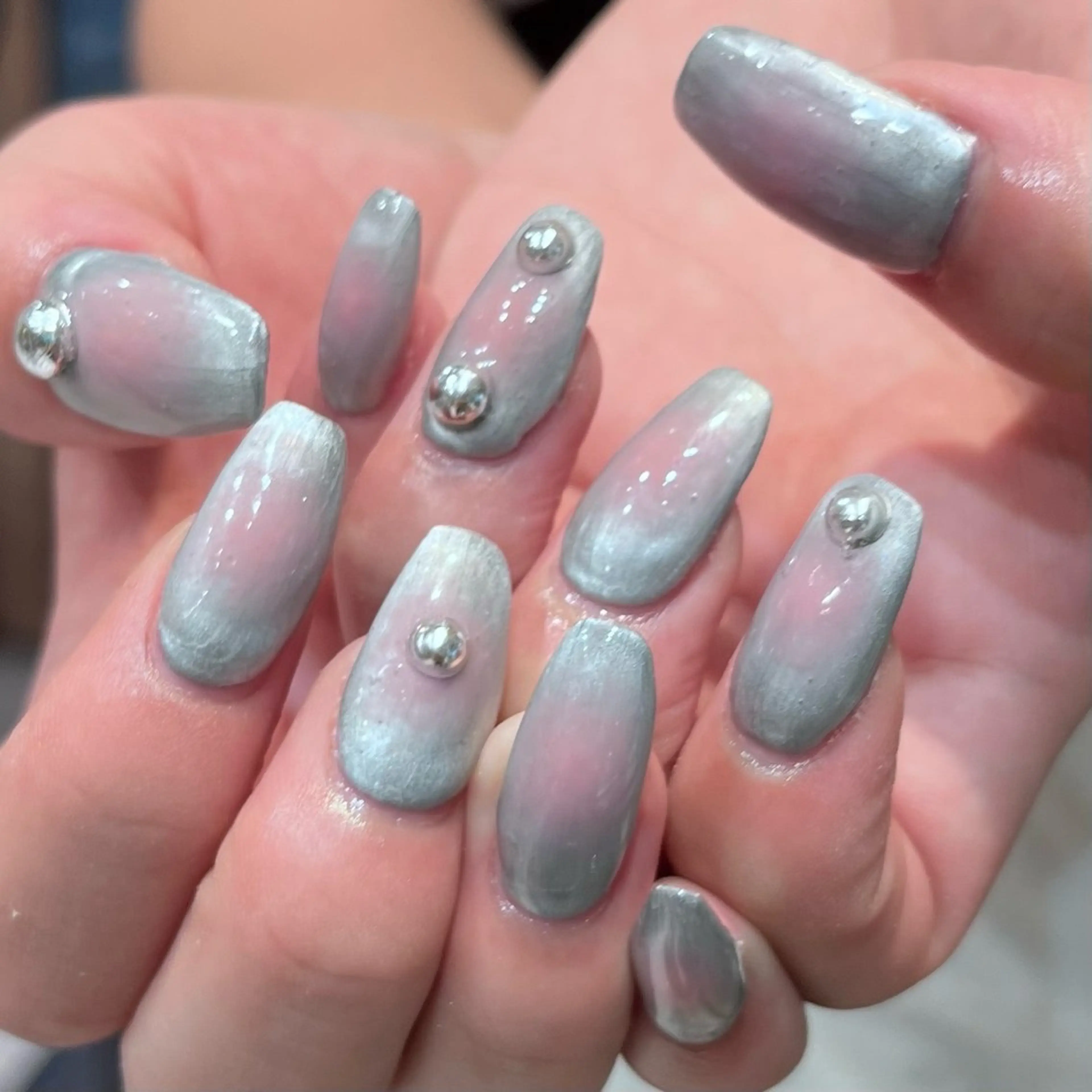 ネイル ハンドネイル 🩶レイナ🩶 color/nailのヘアスタイル