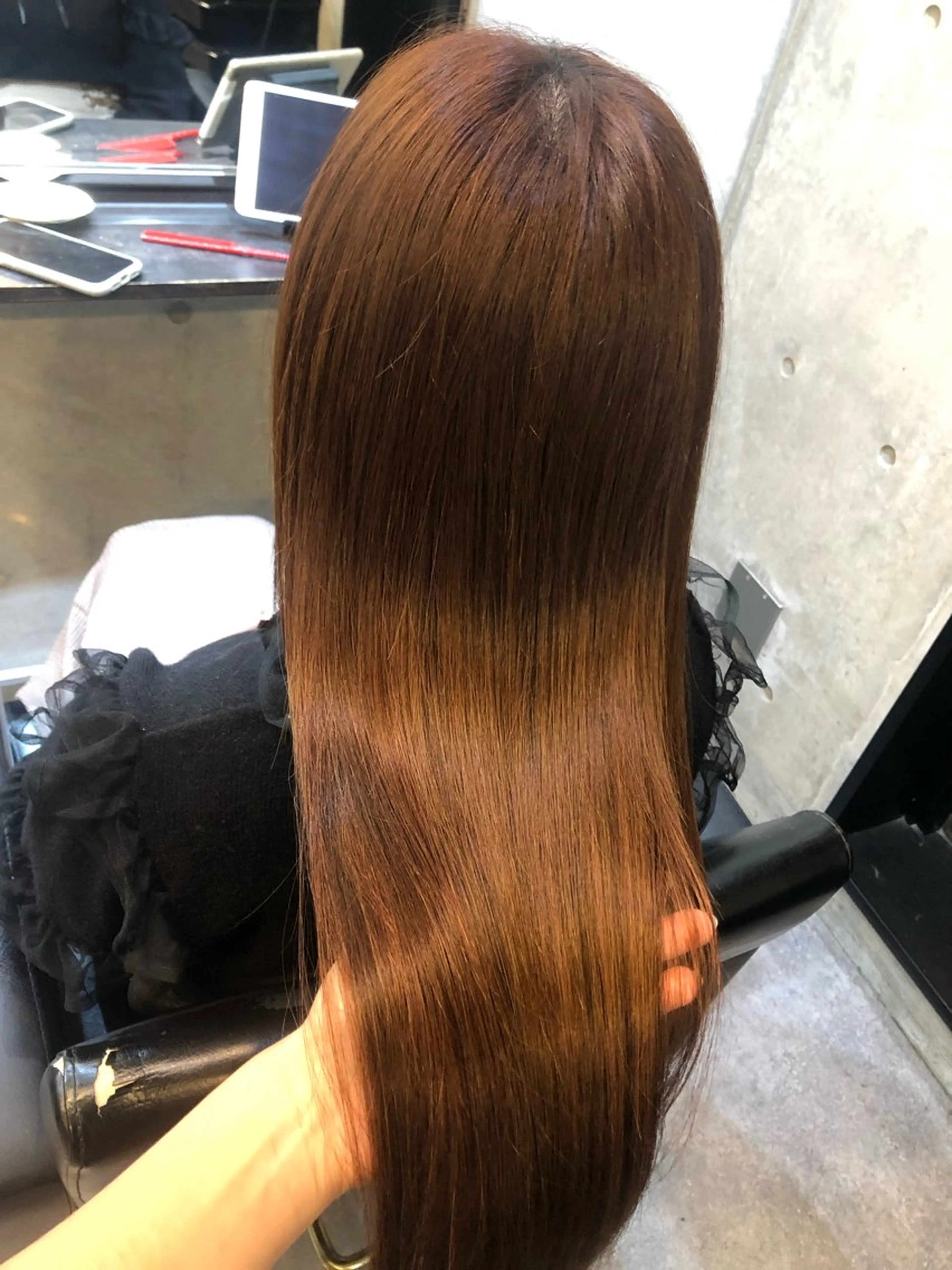 ロング シールエクステ エクステ エクステ エクステ💕カラー エリア最安値💕のヘアスタイル