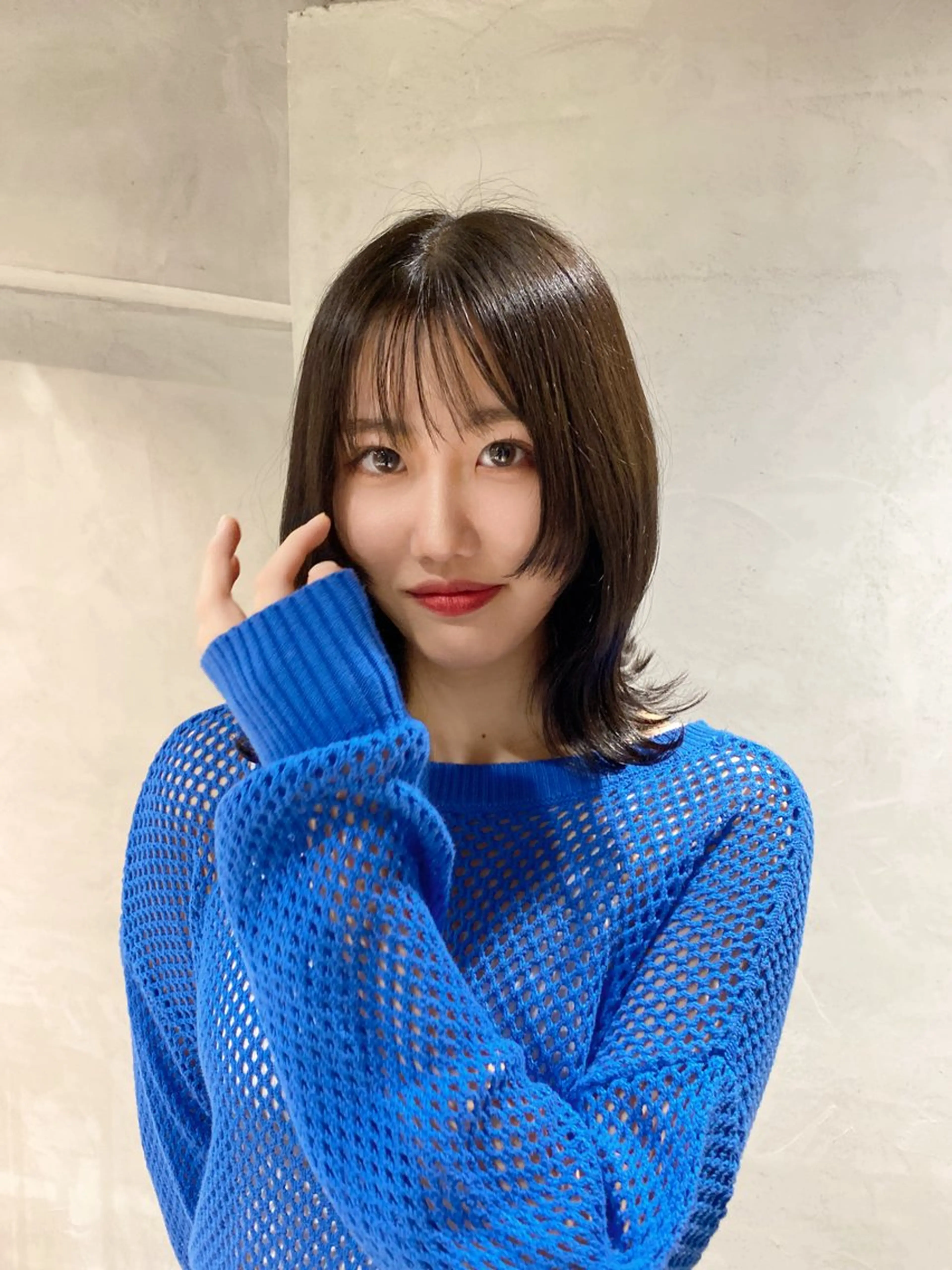 セミロング カラー ヘアアレンジ 【大阪で1番優しい 美容師】りょんのヘアスタイル