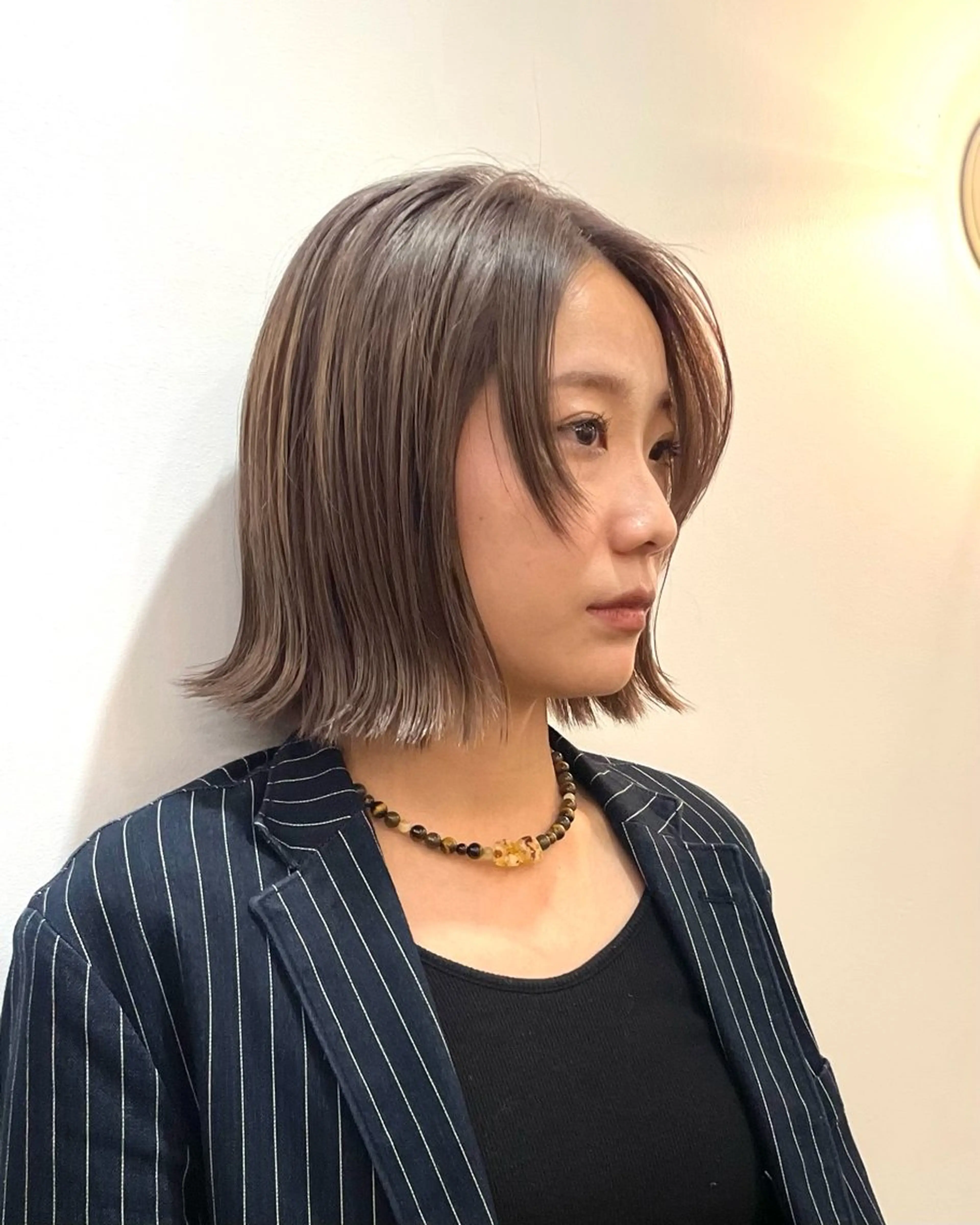 ミディアム カラー 似合わせカット 🌿‬しゃらのヘアスタイル