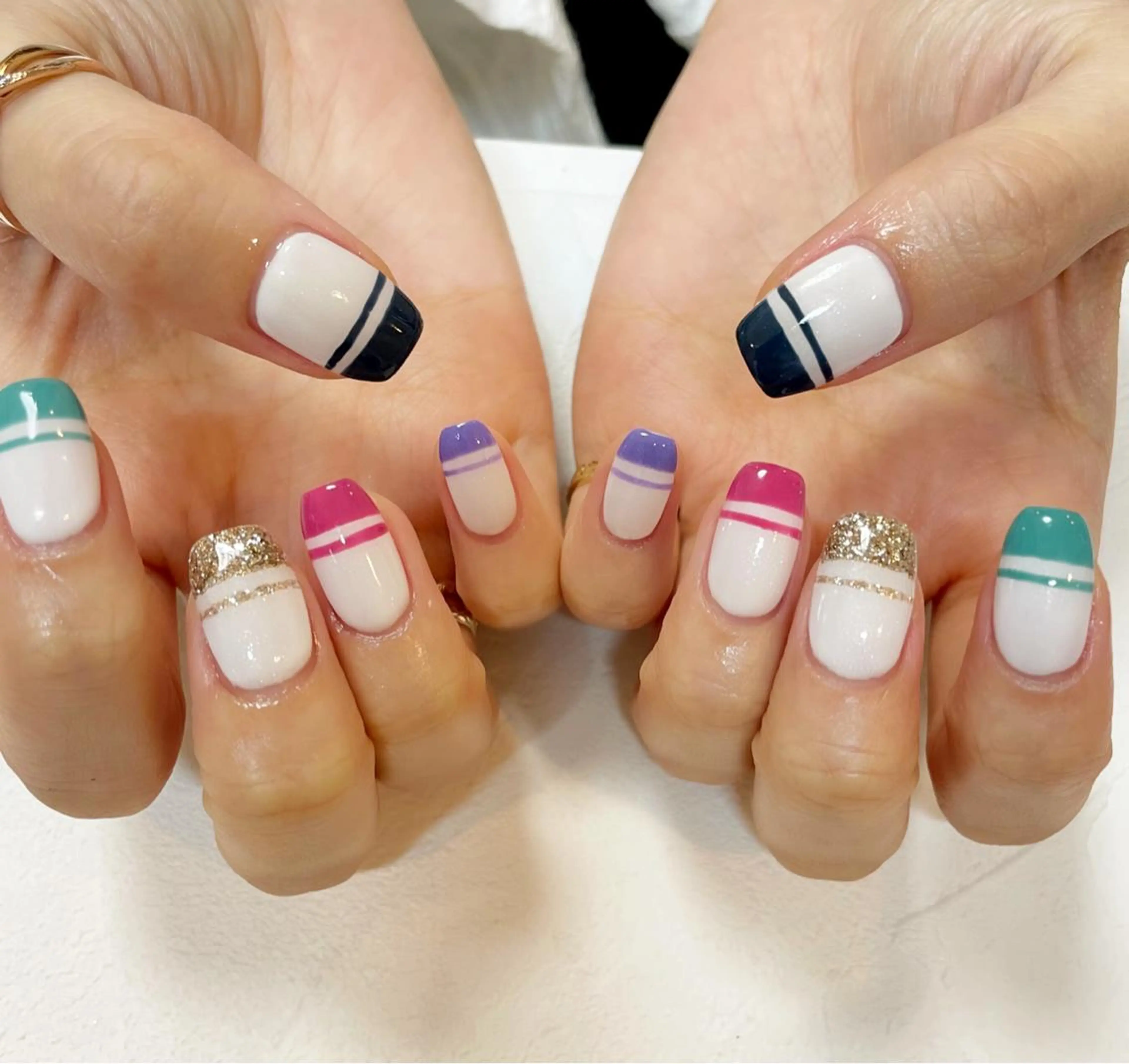 ショート ネイル Re:st〔リスト〕所属・ayane Re:st〔リスト〕のネイルデザイン