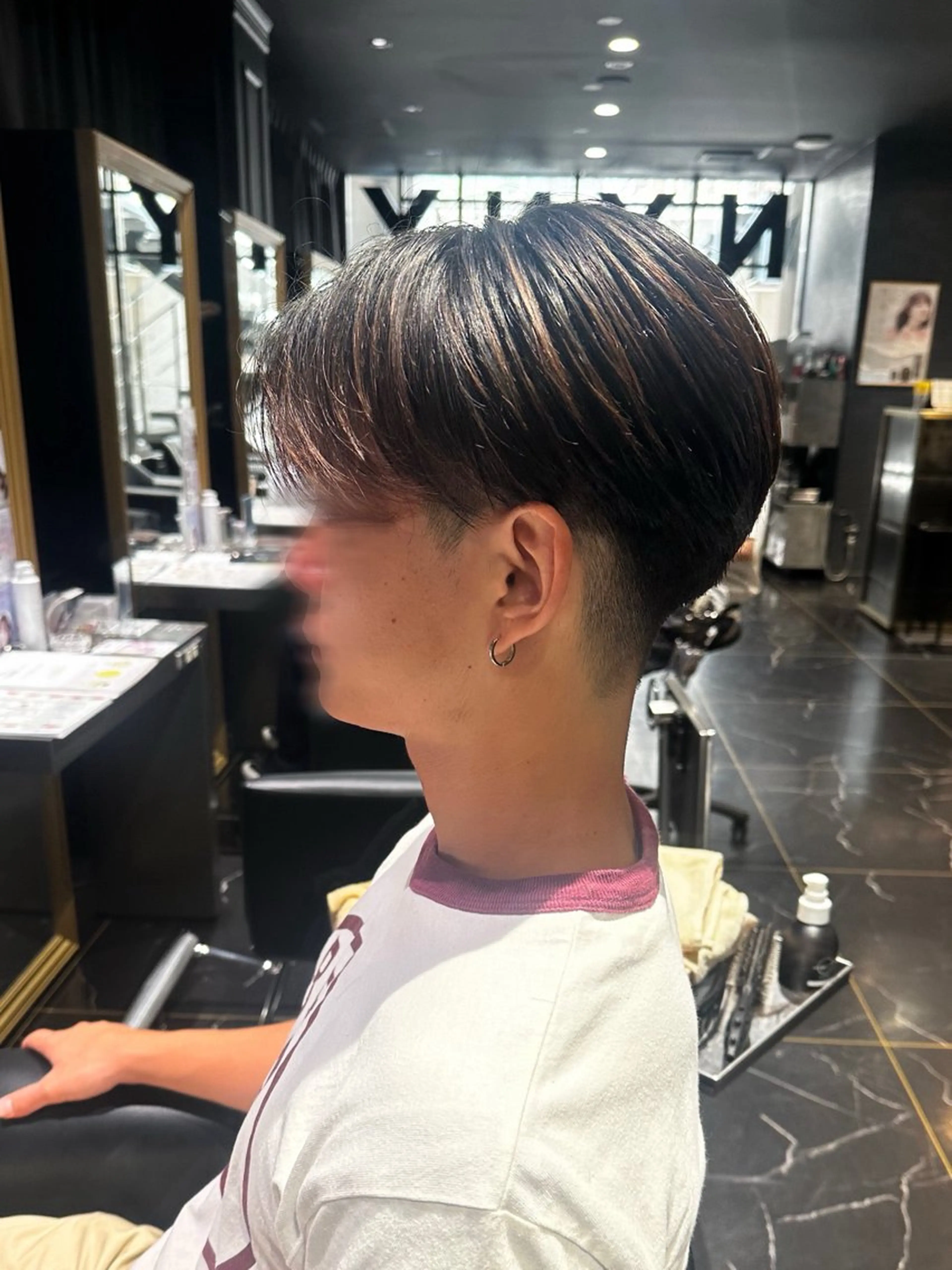 メンズ フェードカット マッシュ 刈り上げ カット 【メンズカット】 佐々木やすは🪴のヘアスタイル