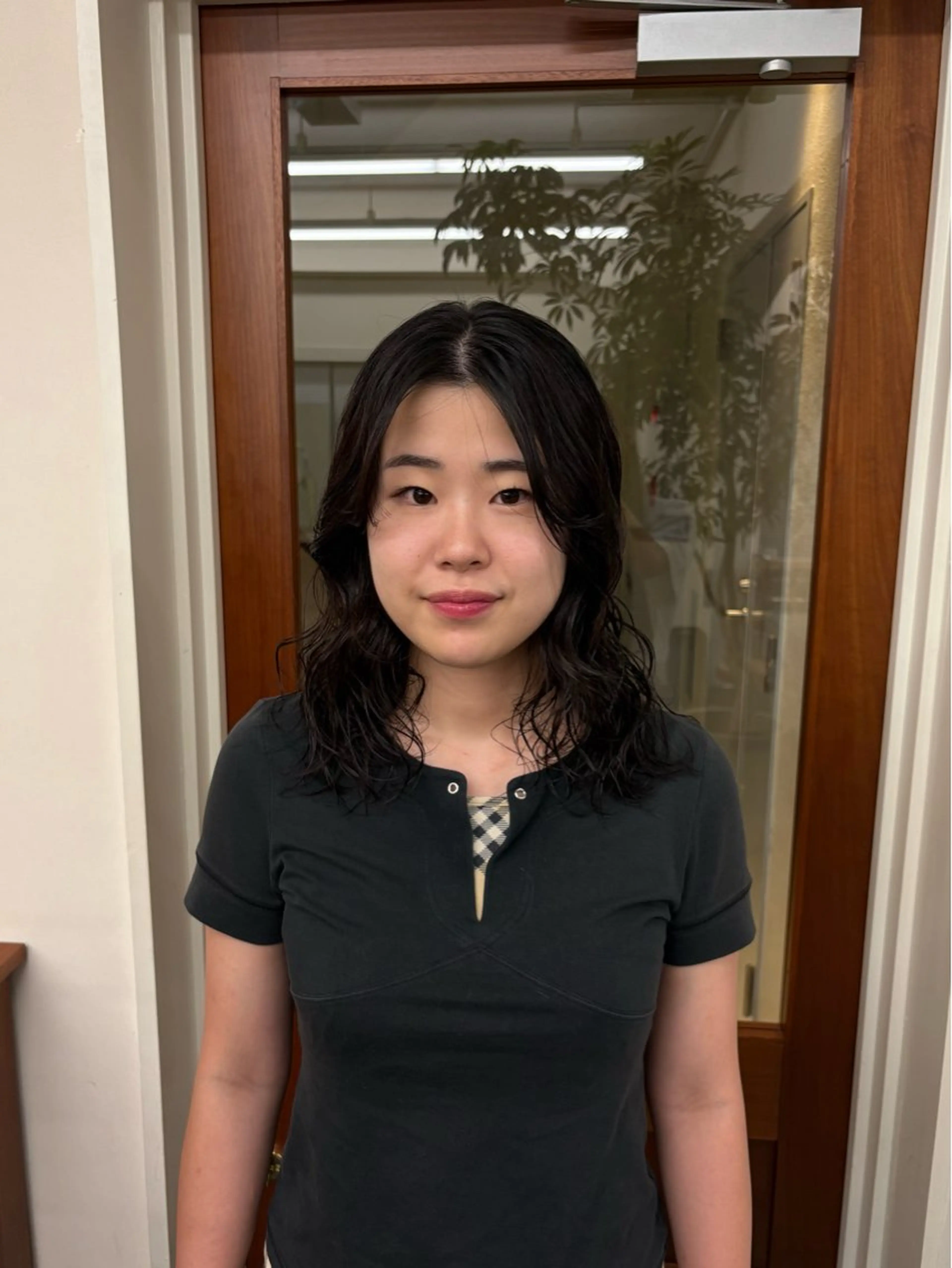 パーマ レイヤー/顔周り/ 透明感/ののか💞のヘアスタイル