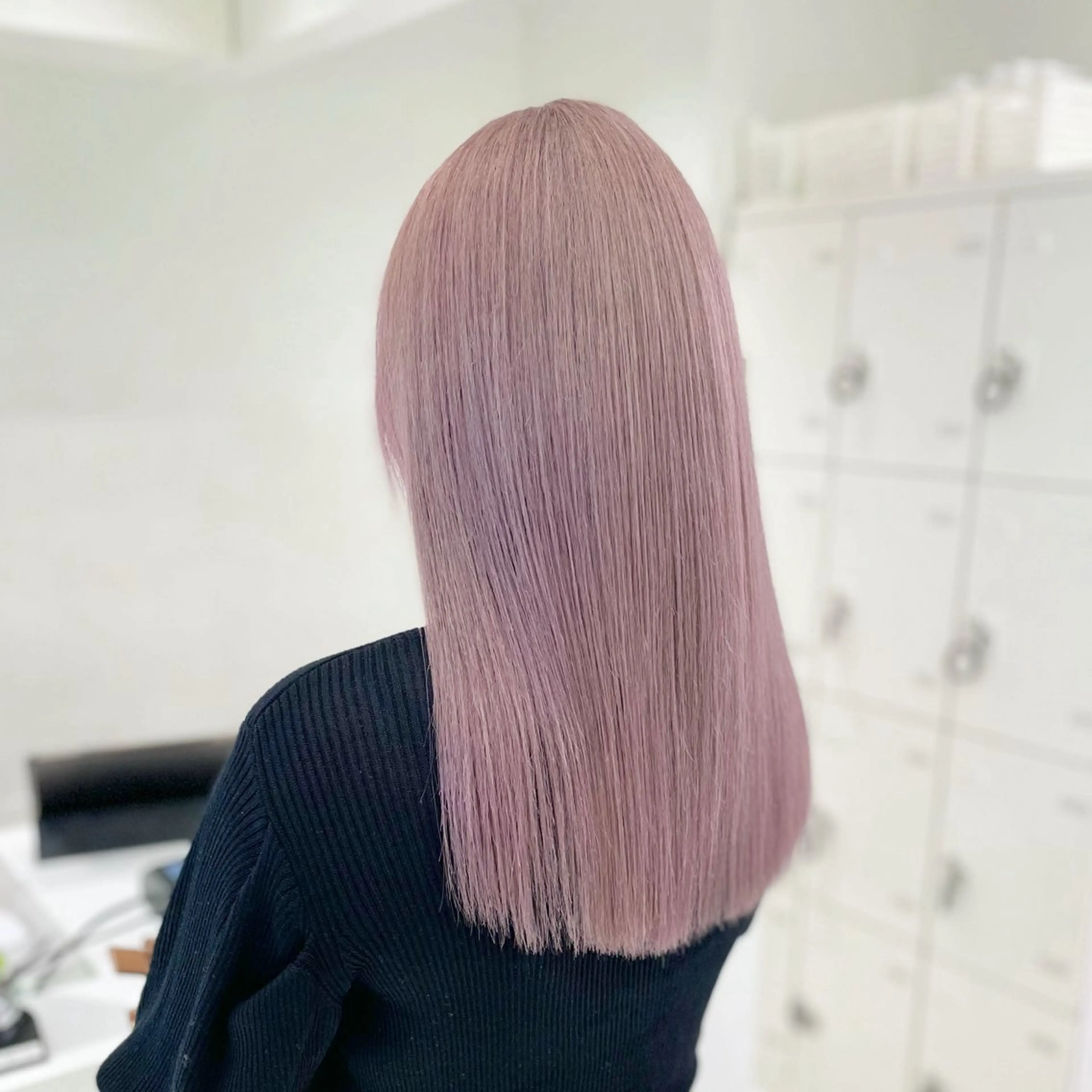 ロング カラー ヘアカラー トリートメント ヘアセット 似合わせハイトーン♡ みつきのヘアスタイル