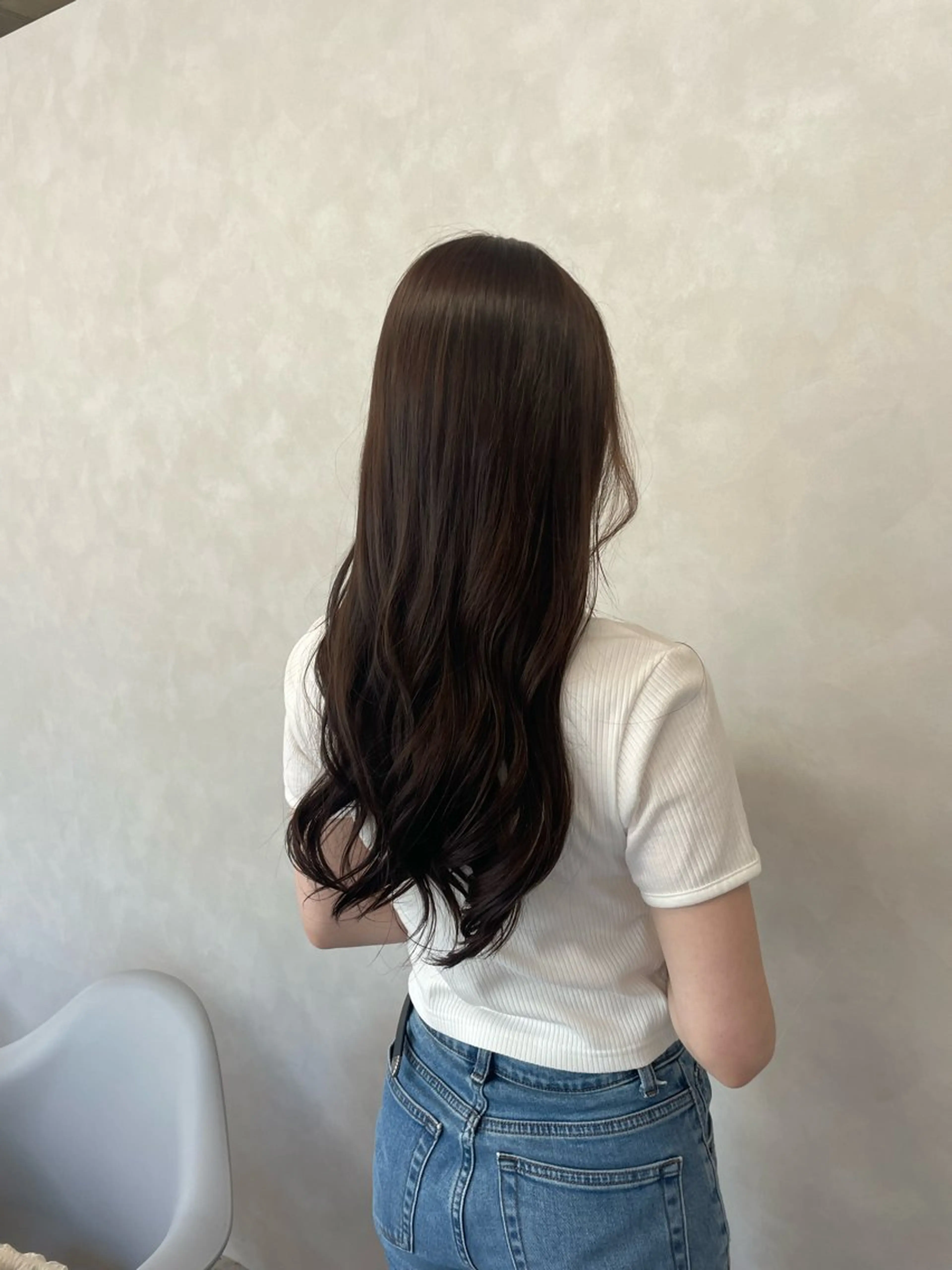 ロング カラー ミウラ サクラコのヘアスタイル