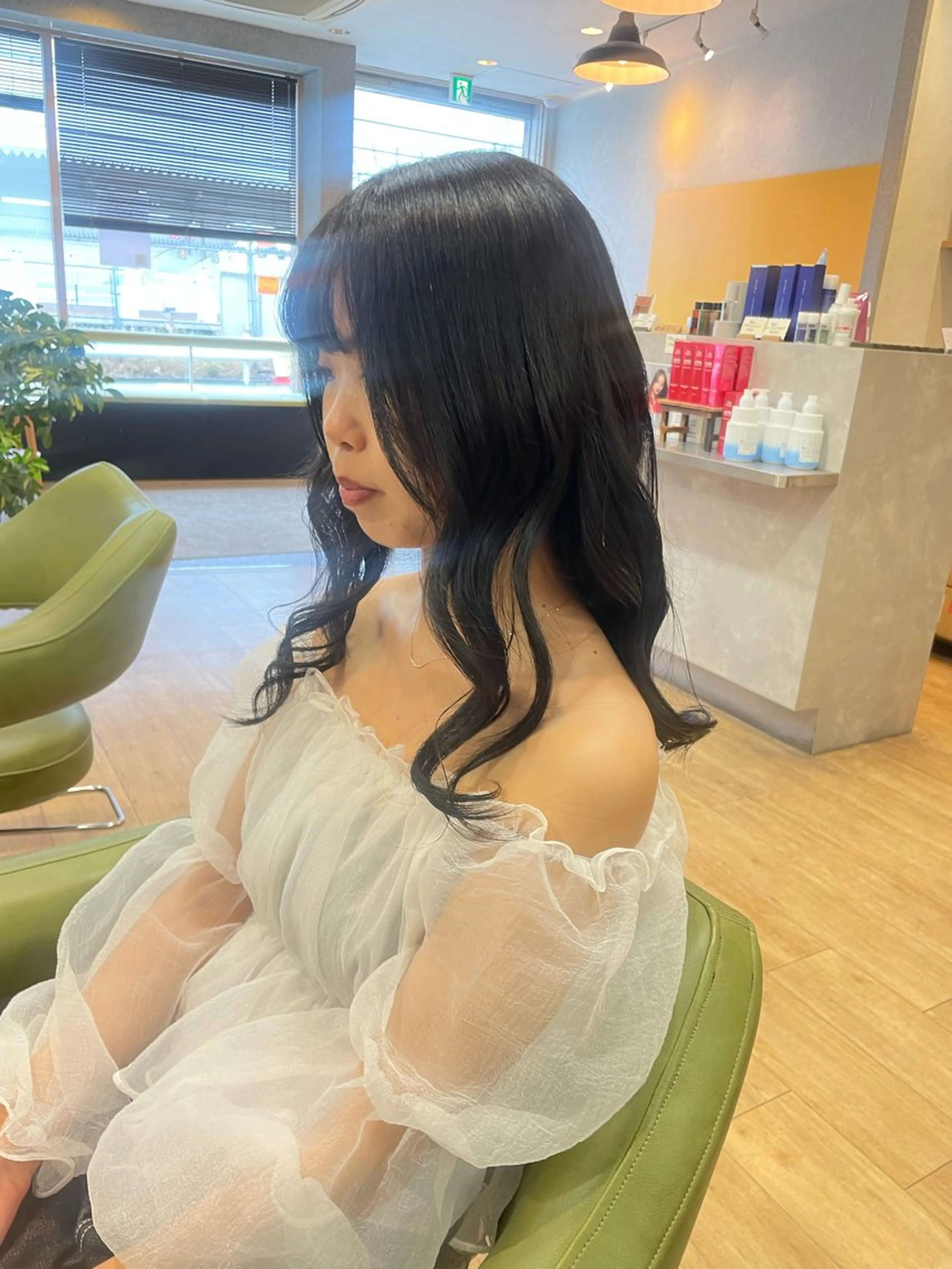 ロング カラー 黒髪 透明感カラー 髪質改善/Bloss om🌷高橋沙衣のヘアスタイル