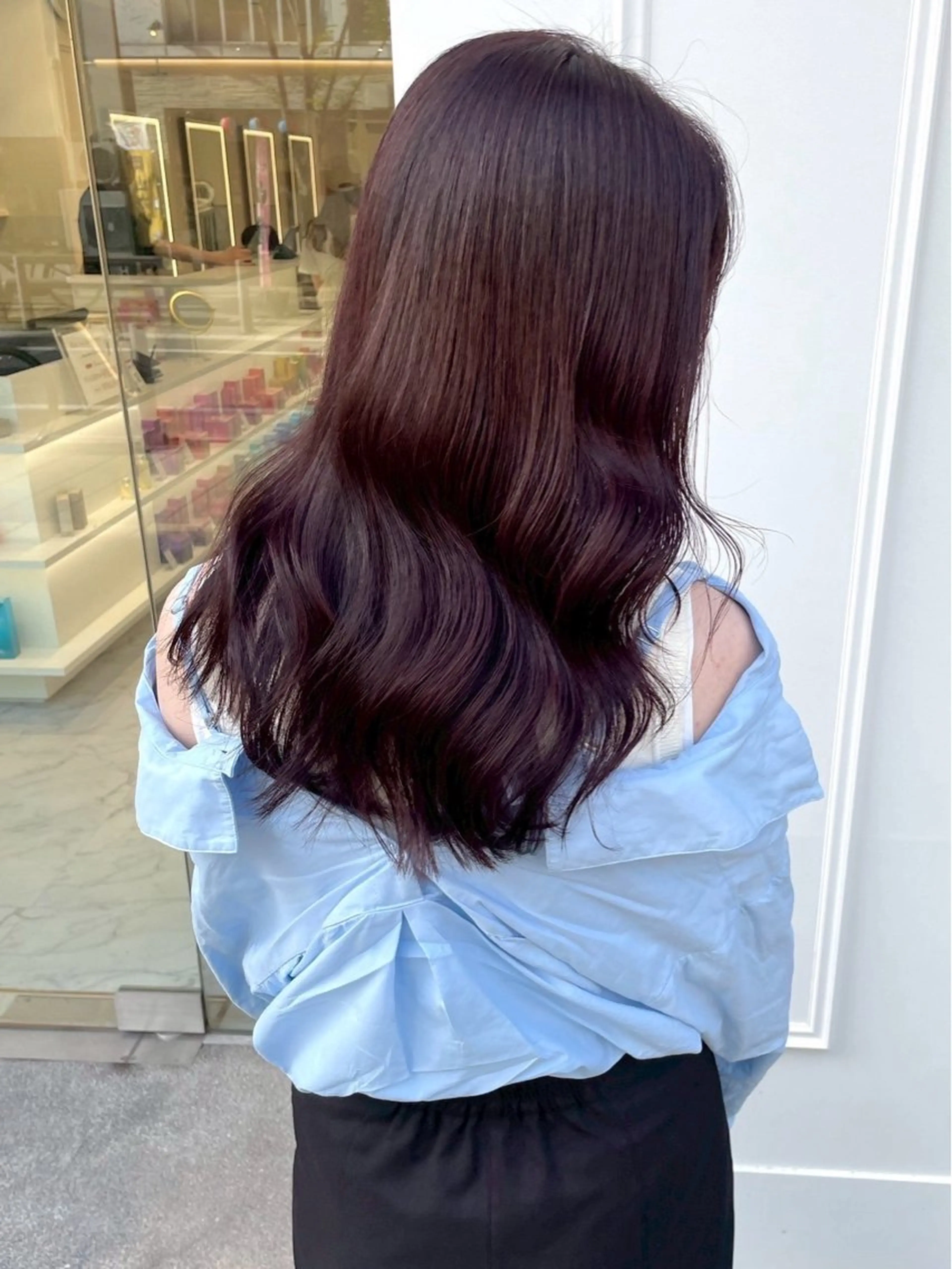 ロング カラー ヘアカラー ParveMix🎀 稲垣詞葉のヘアスタイル
