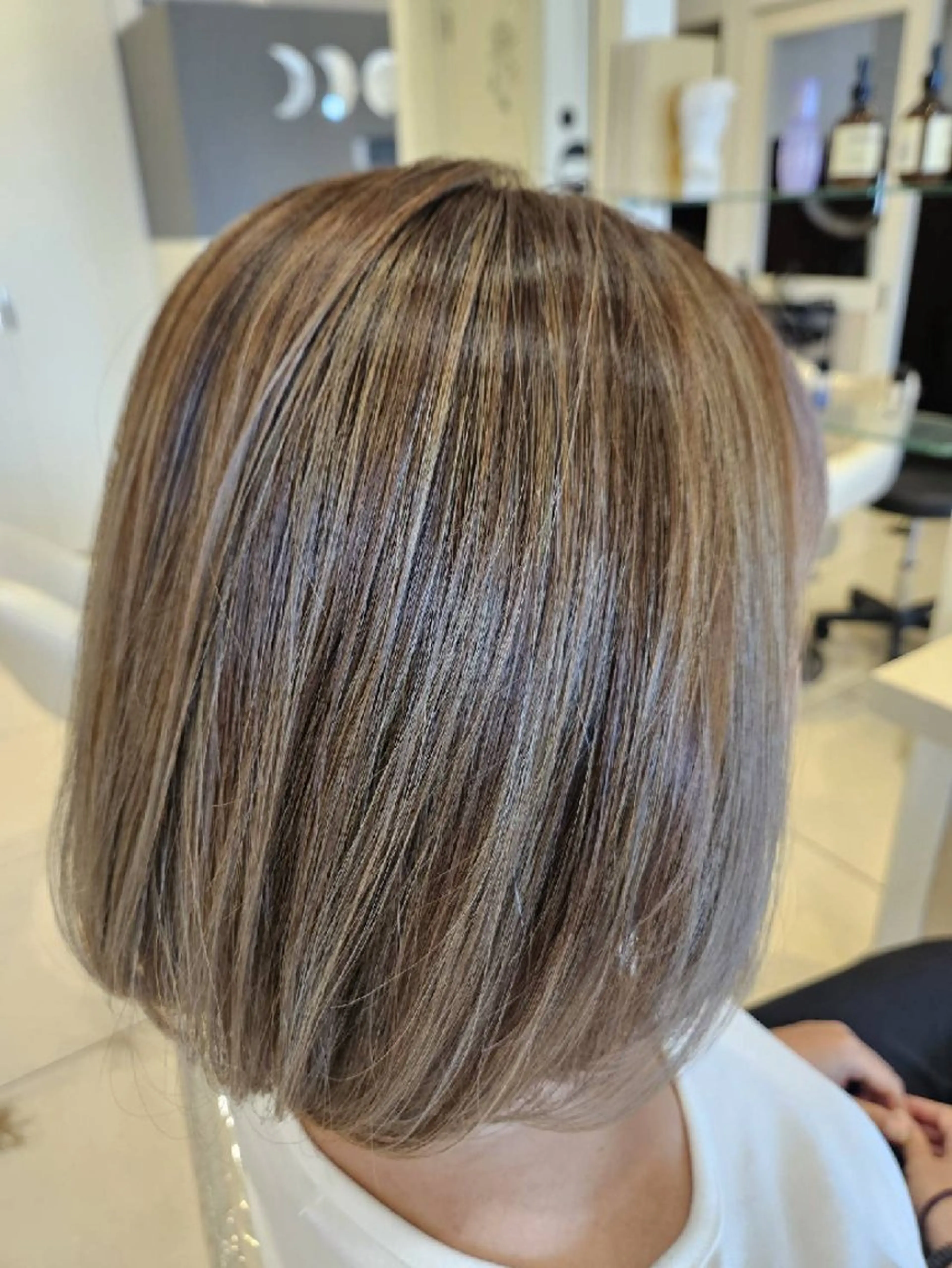 ミディアム カラー カット ヘアカラー 中村 光樹のヘアスタイル