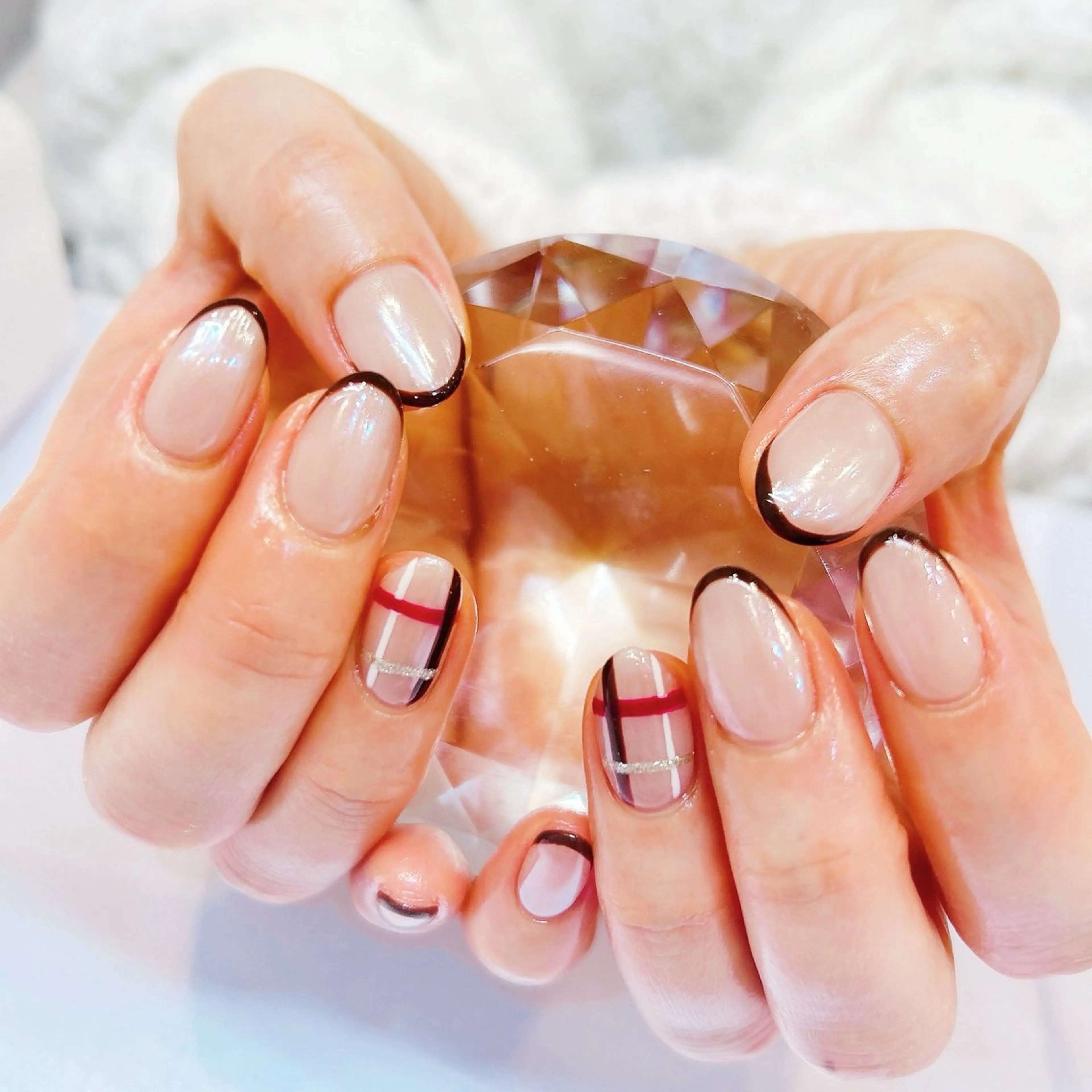 ネイル フレンチネイル private salon Reiのネイルデザイン