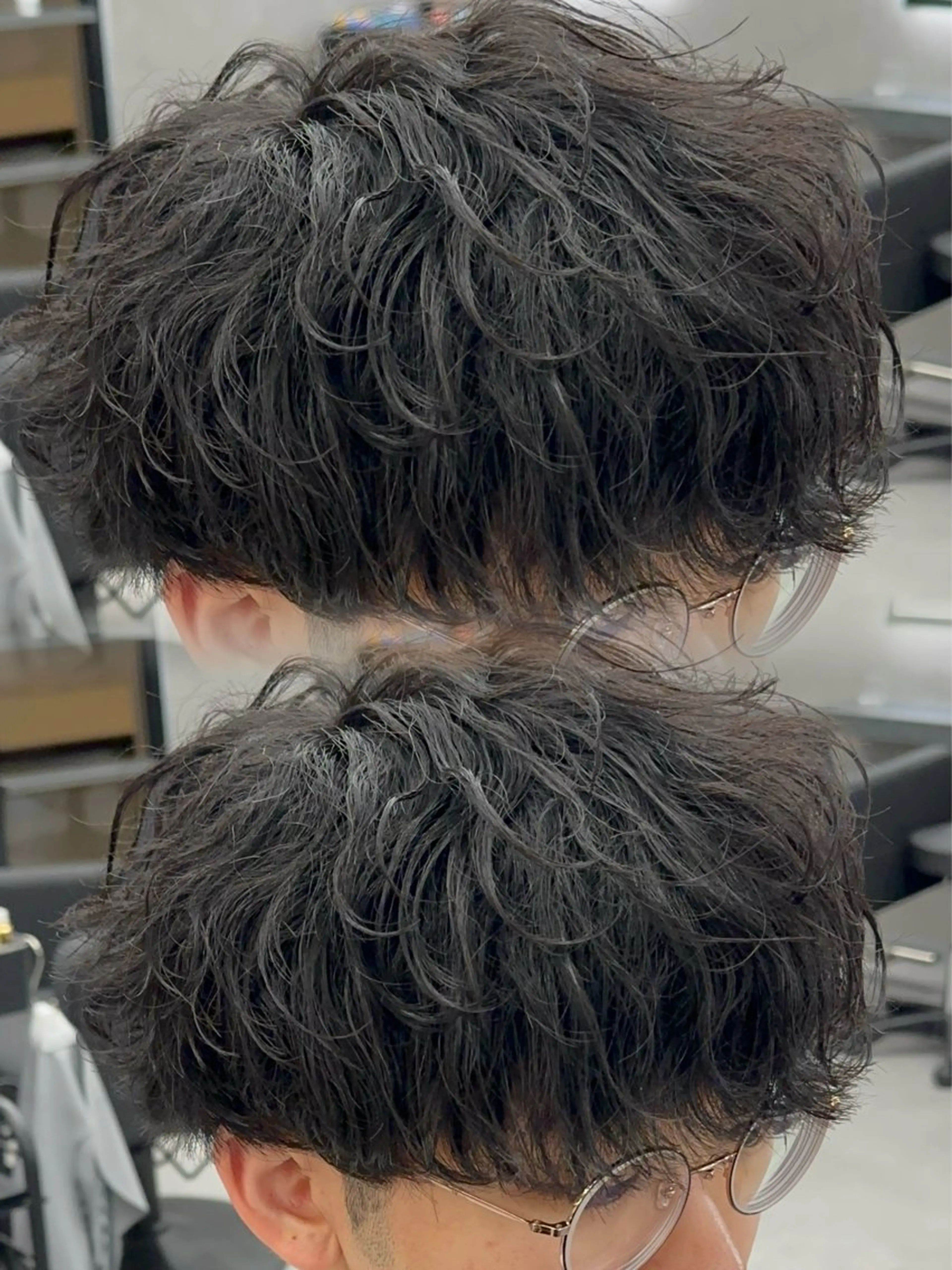 カラー パーマ メンズ メンズパーマ カット パーマ 札幌メンズヘア指名 No.1光👑👑のヘアスタイル