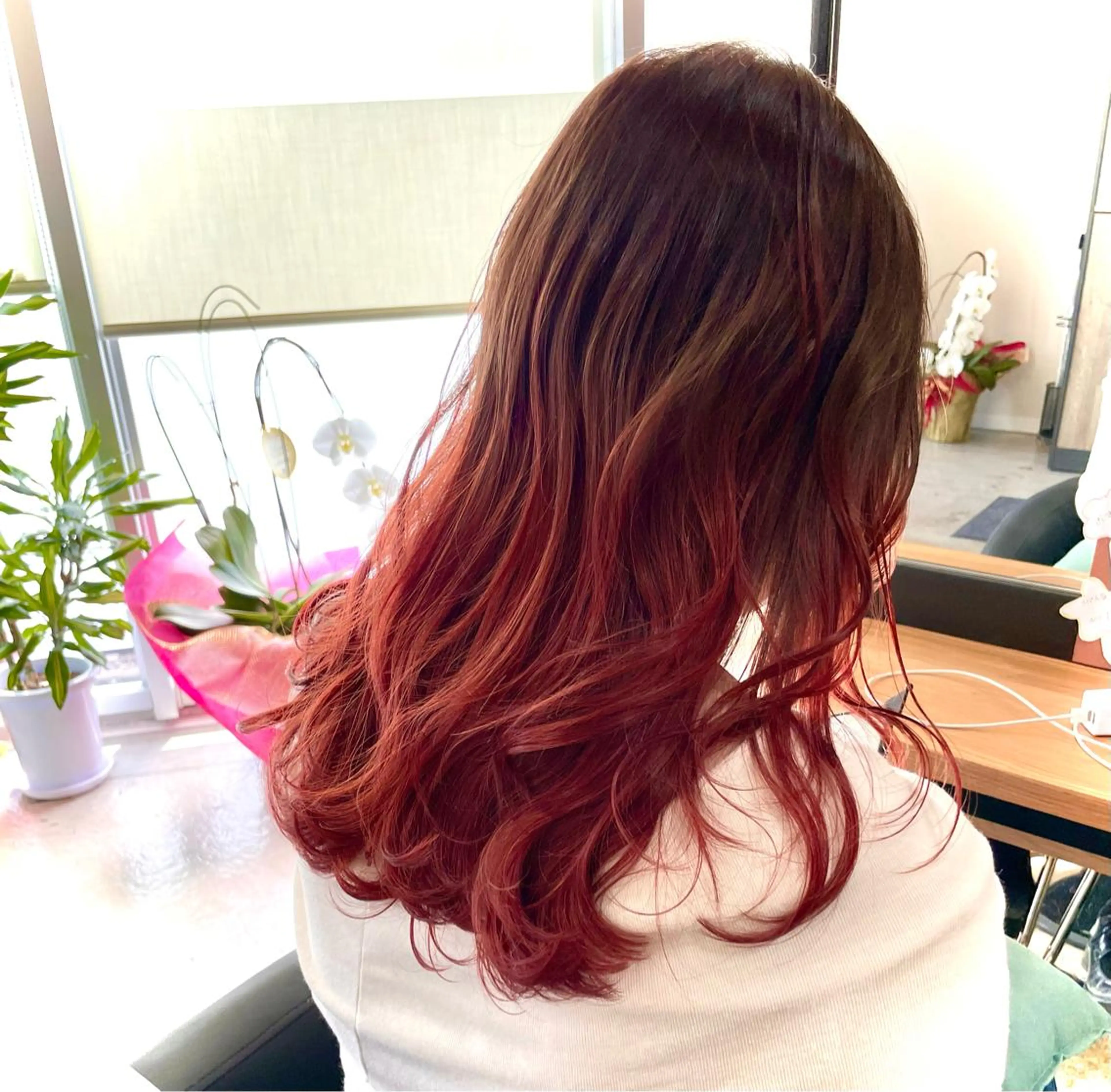 セミロング カラー ヘアカラー トリートメント ✨髪質改善/ブリーチ /ショート高山のヘアスタイル