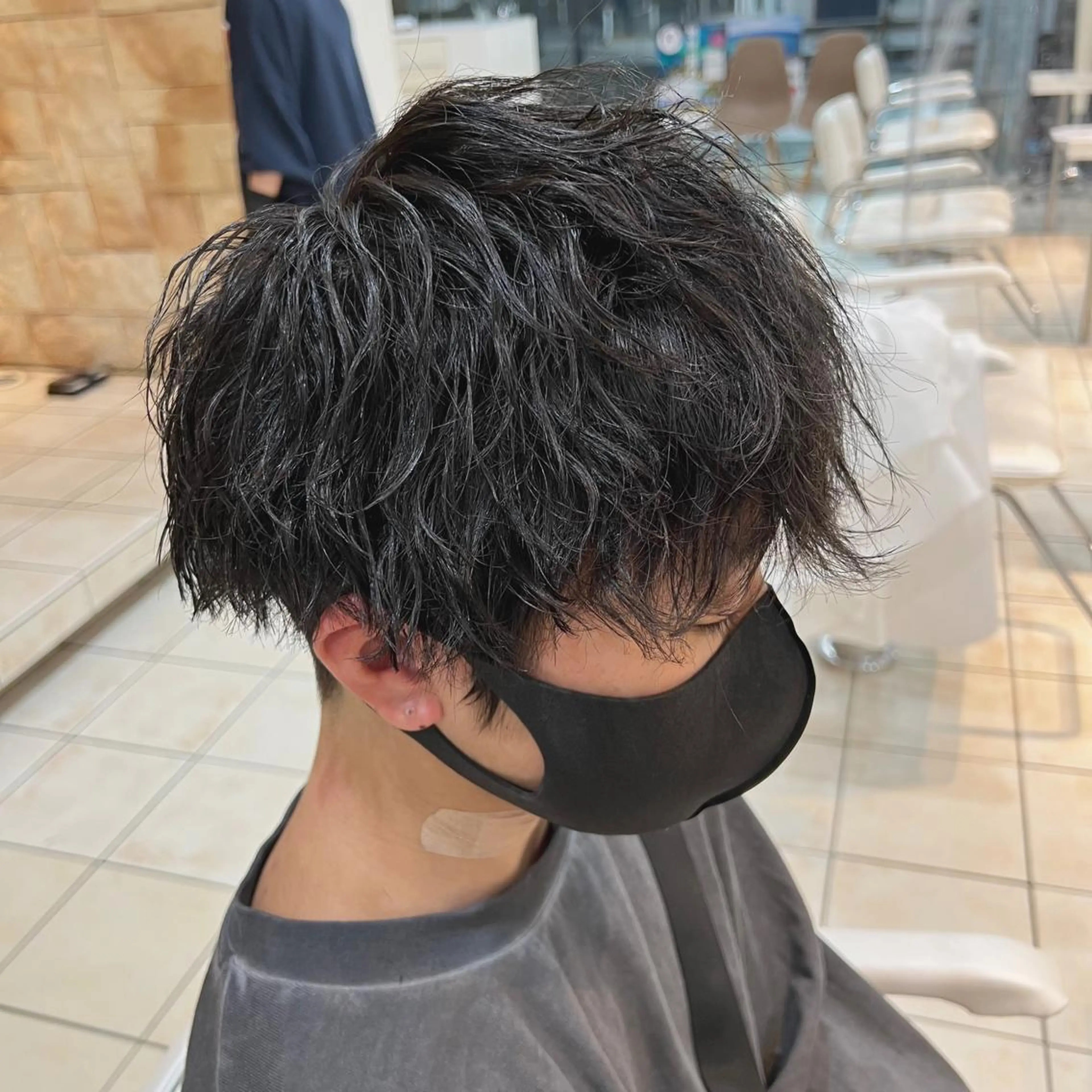 ショート パーマ メンズ 店長 /カラー職人 /TSUBASAのヘアスタイル
