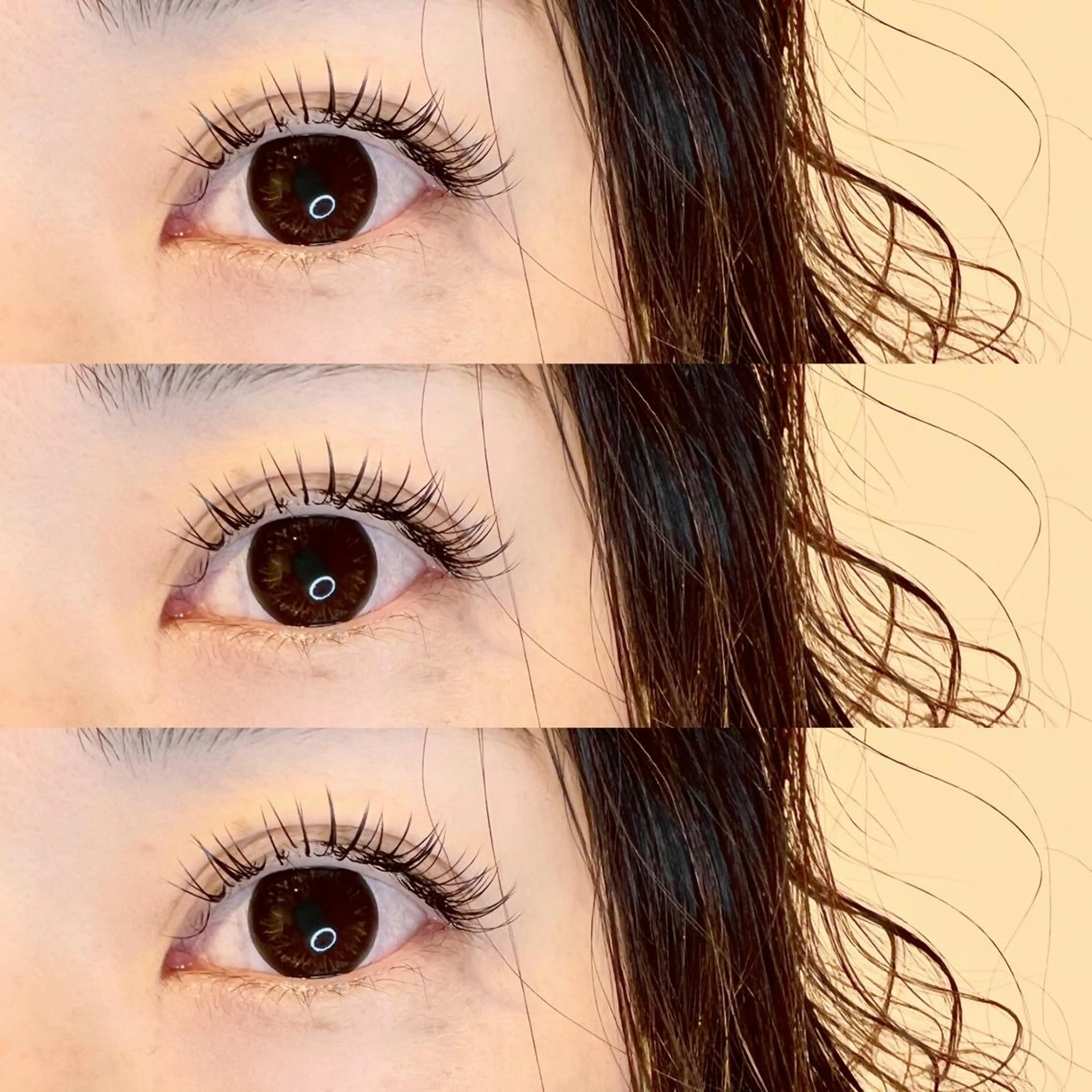 マツエク・マツパ マツエク KNACK eye lash RISAのマツエク・マツパデザイン