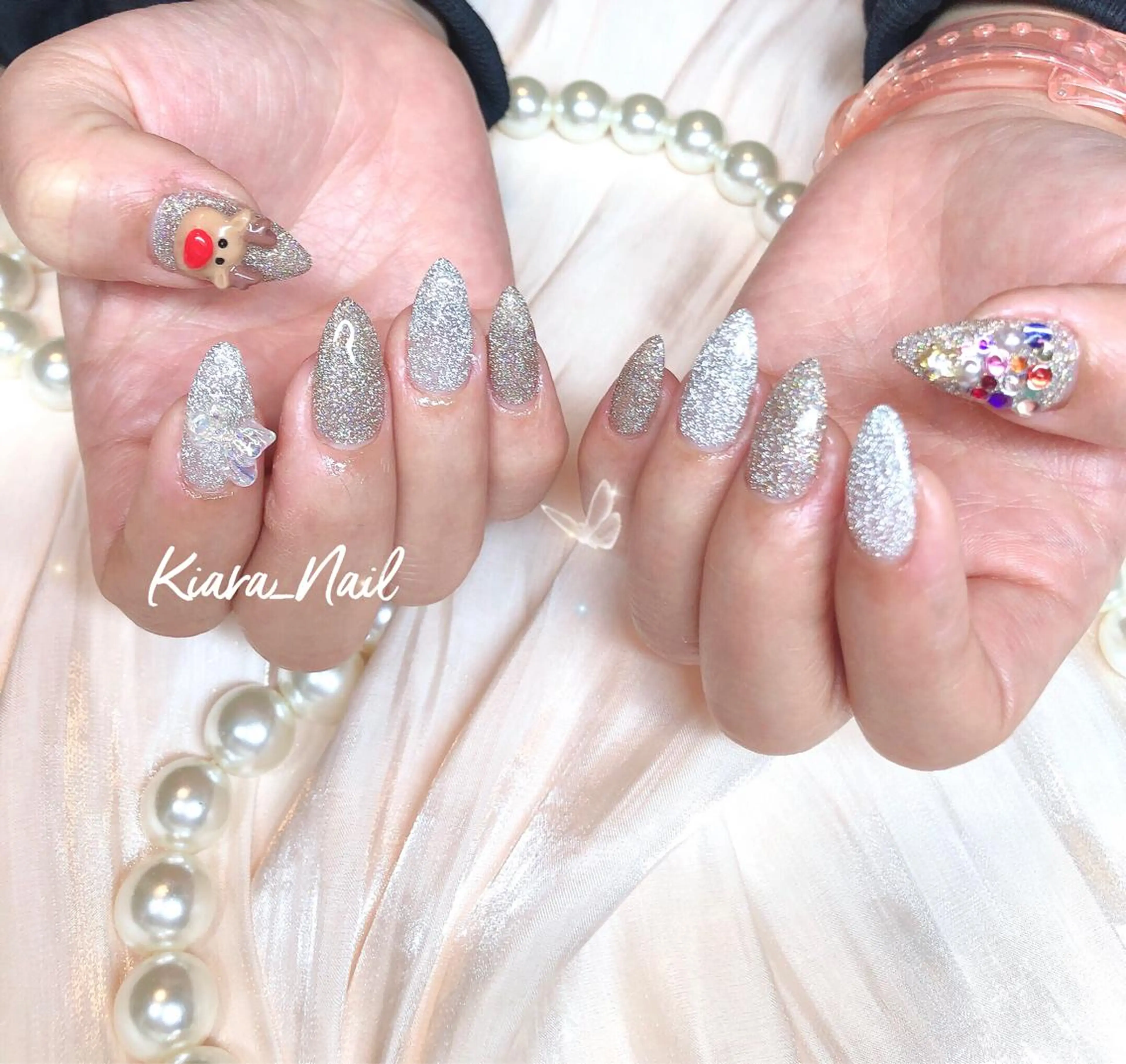 ネイル アートネイル フラッシュネイル 🍭Kiara Nail🍭のネイルデザイン