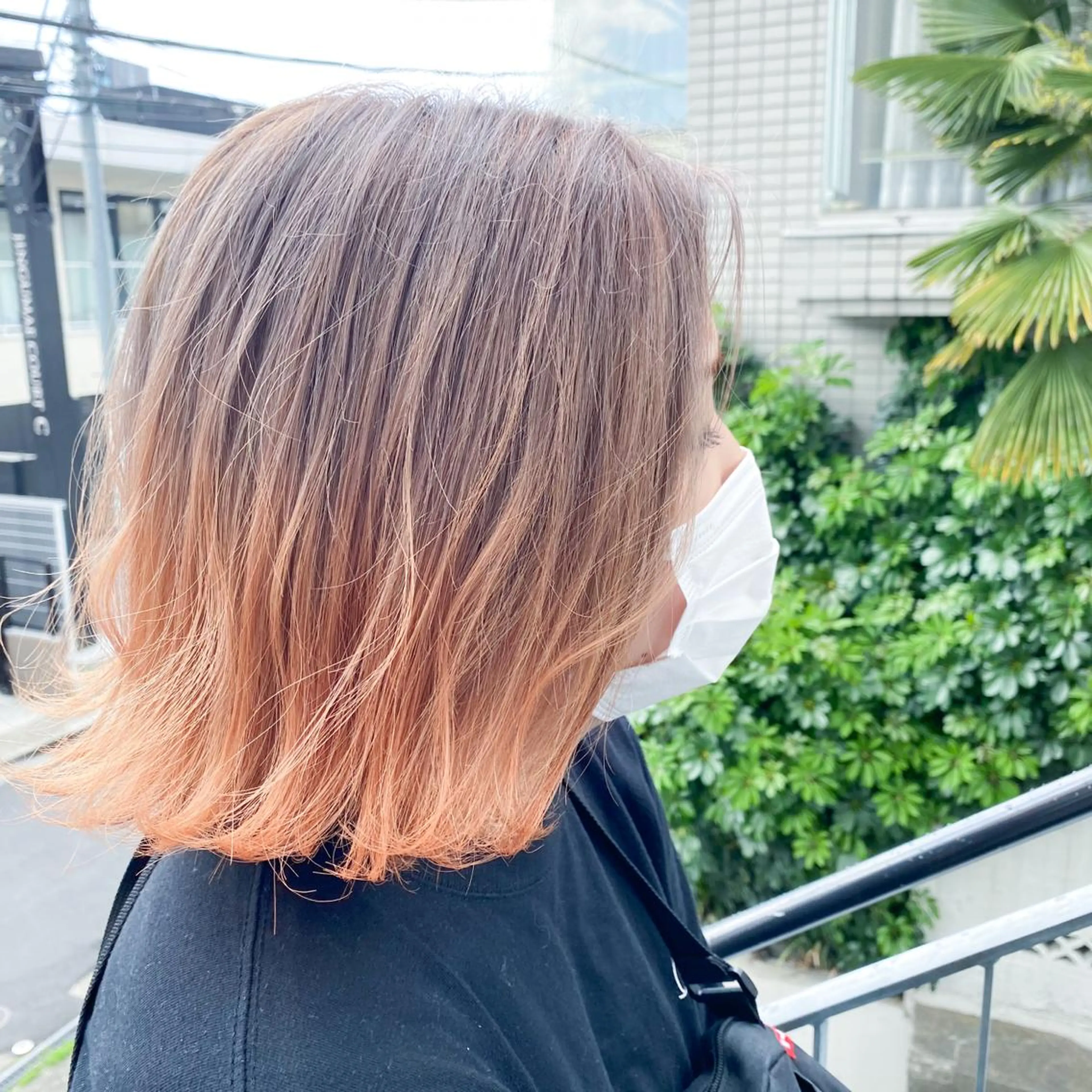 ショート カラー 艶髪ブリーチ 永井竜也のヘアスタイル