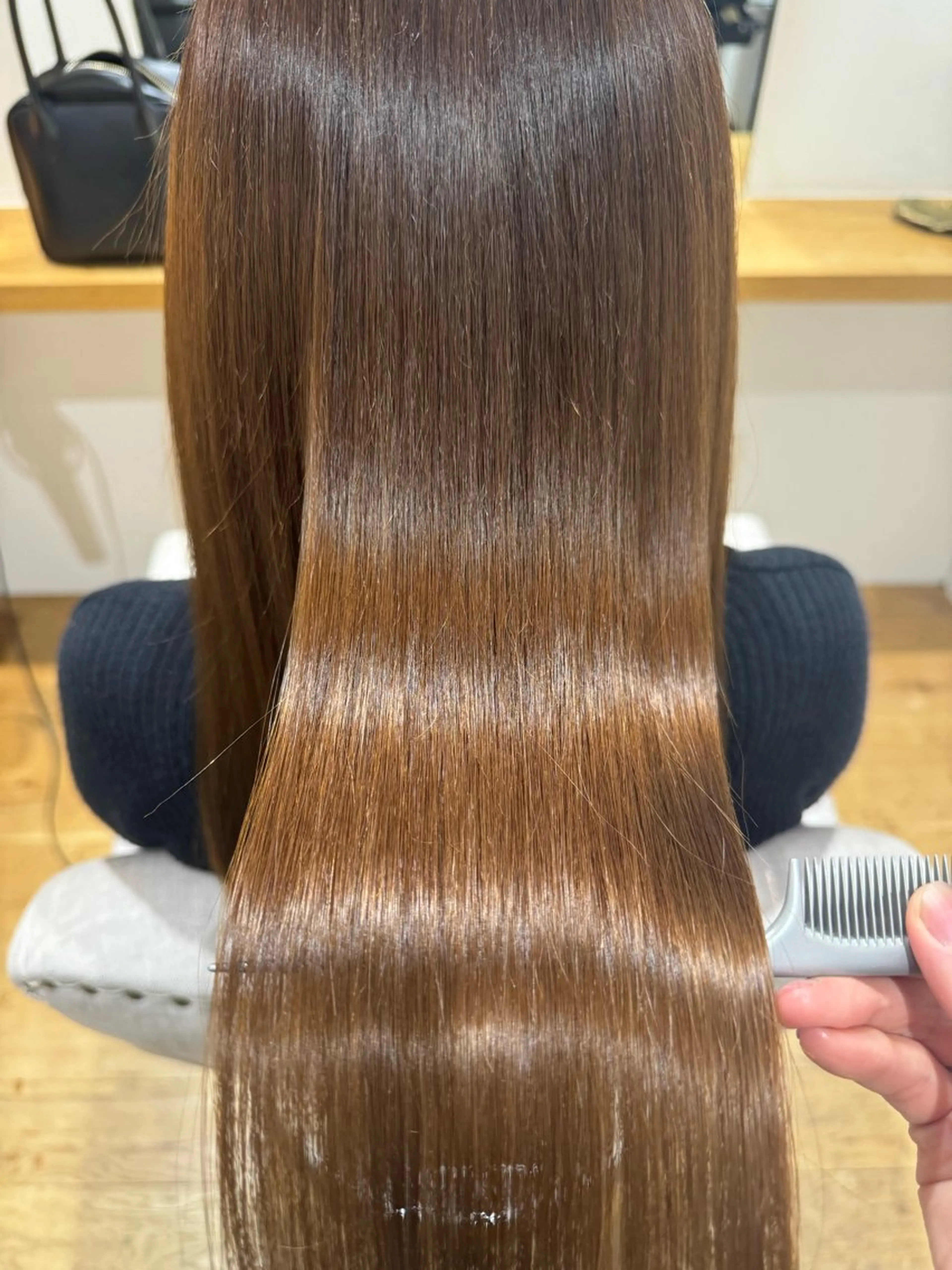 ロング カラー 縮毛矯正 トリートメント kato sakuraのヘアスタイル