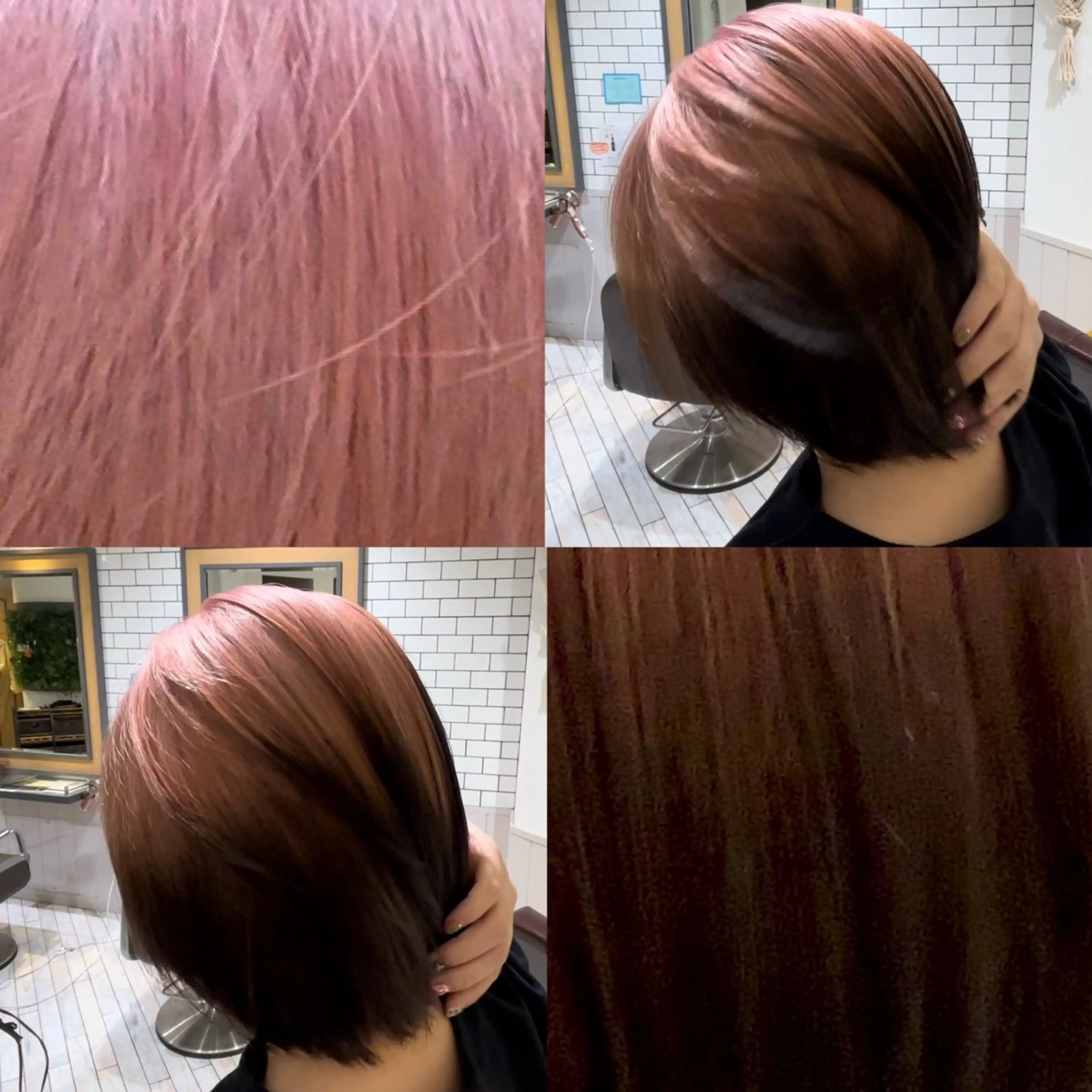 🍀1bleach＋one color＋5step トリートメント🍀1ヶ月持ちのトリートメントで髪の毛にハリを✨🫧の写真