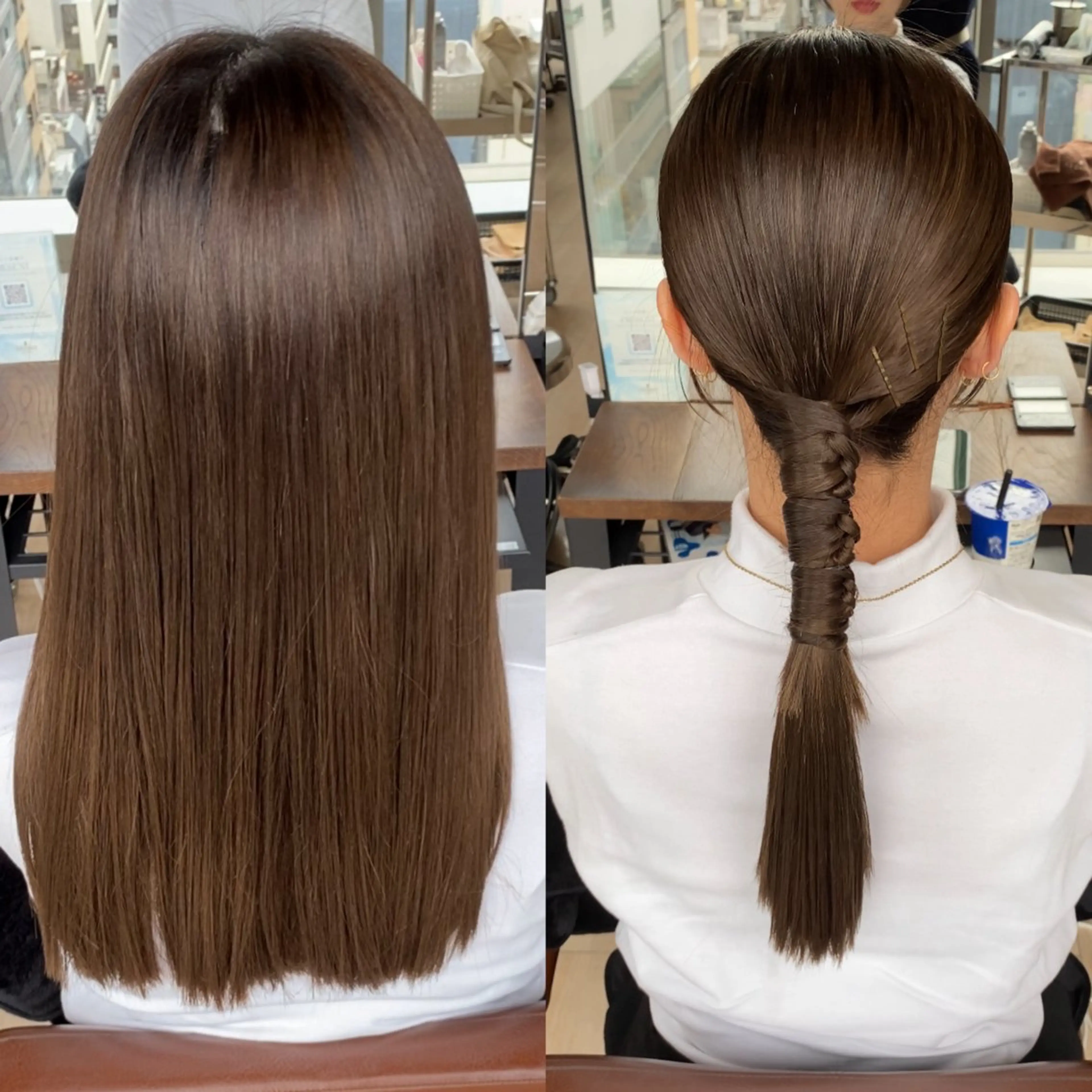 セミロング ヘアアレンジ 結婚式・ブライダル カット ヘアセット 髙木美緒🌿 レイヤー/アレンジのヘアスタイル