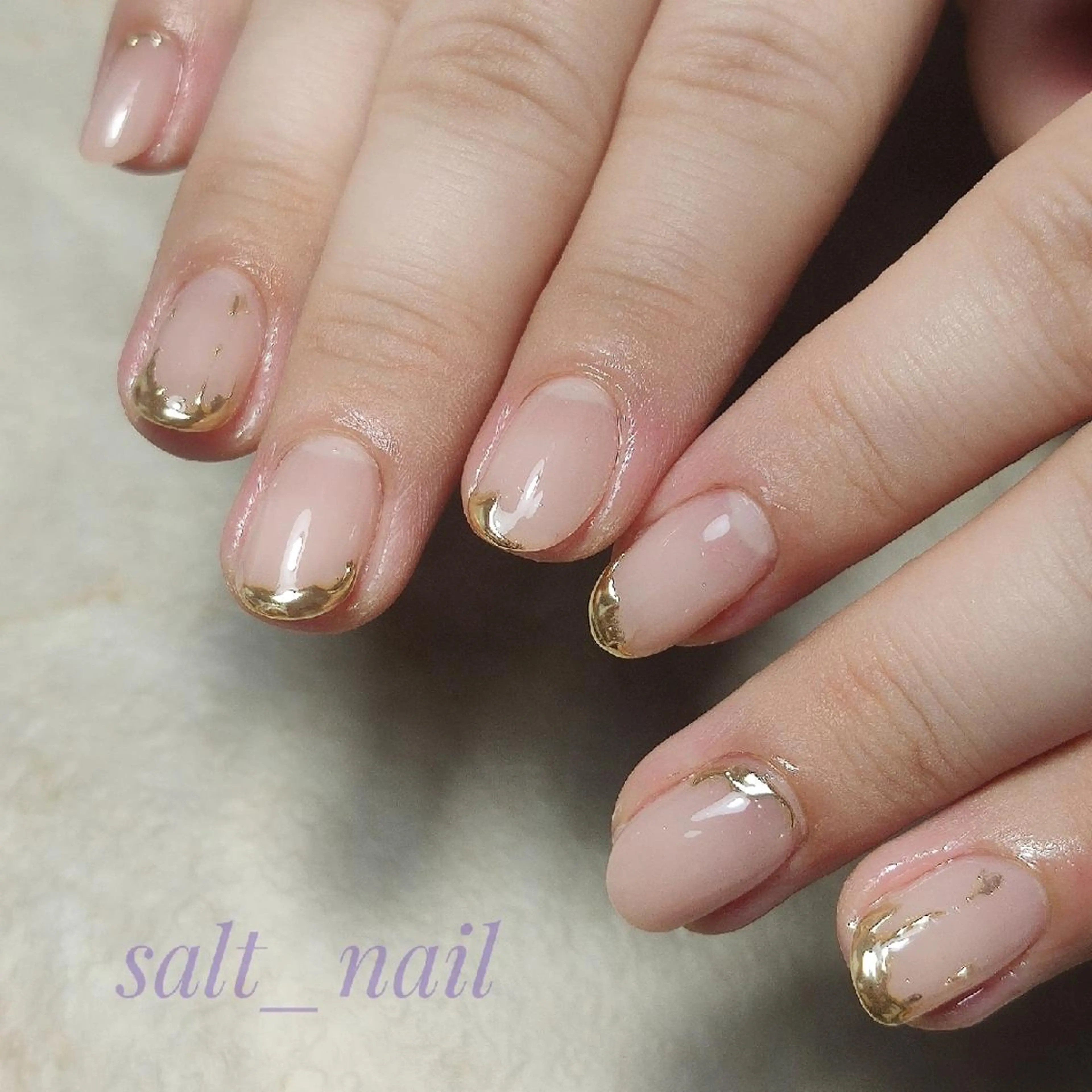ネイル ミラーネイル ハンドネイル 個人サロン saltnailのネイルデザイン