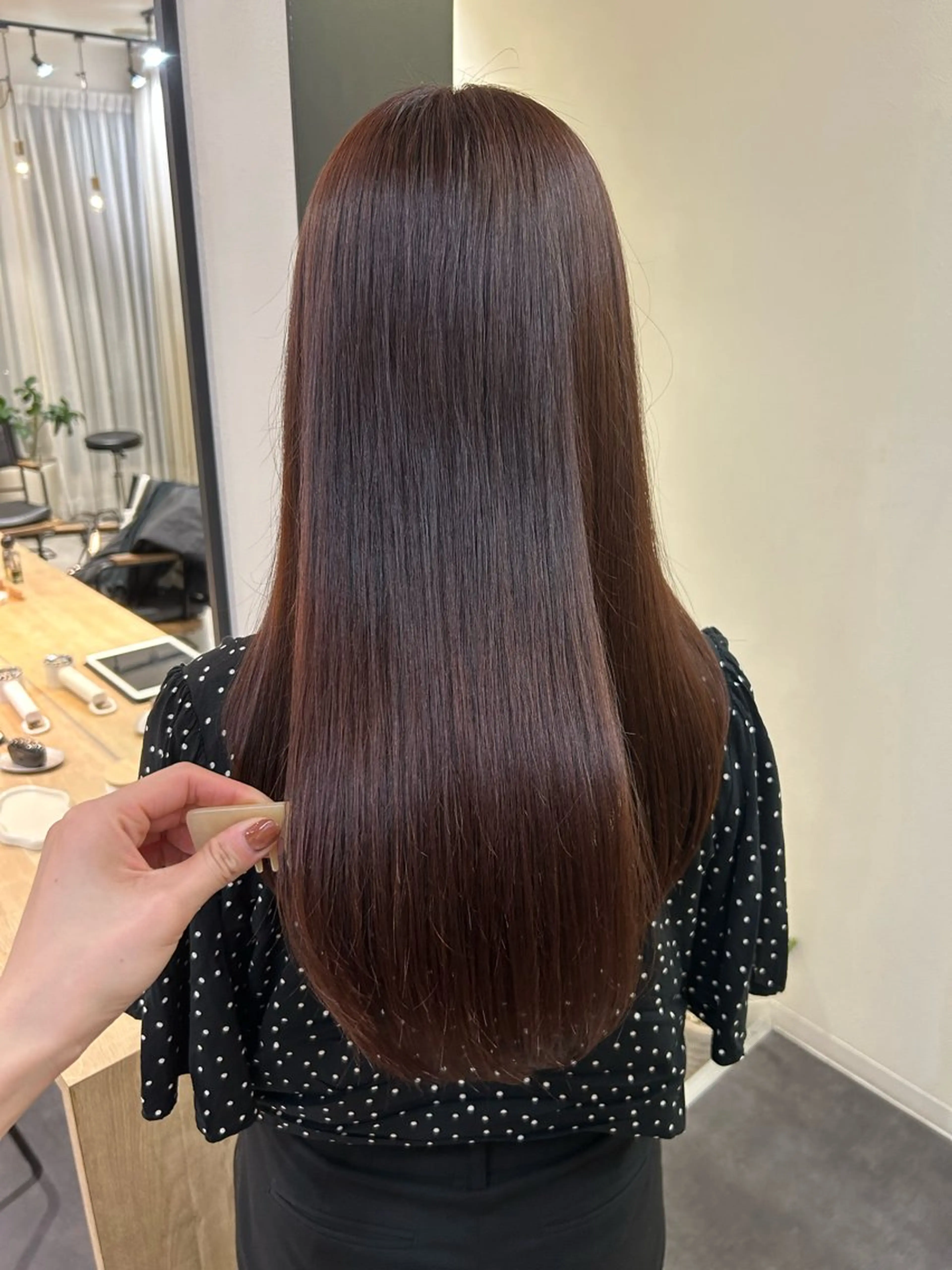 ロング カラー ベージュカラー ピンクカラー ピンクベージュ カット ヘアカラー トリートメント hub hair レイヤー/透明感のヘアスタイル