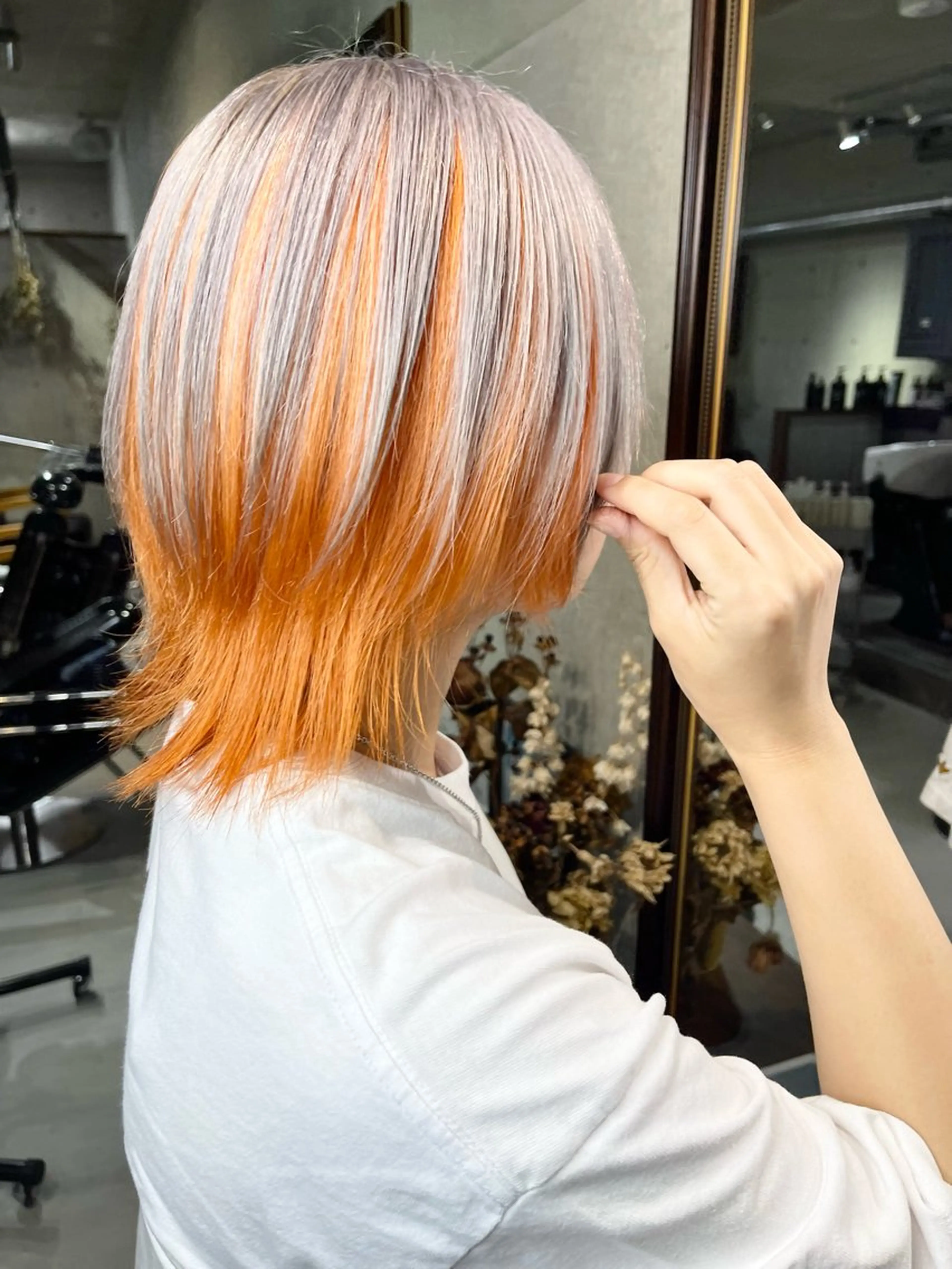 カラー カット ヘアカラー トリートメント 名古屋のピンク好き かずくん🦩のヘアスタイル