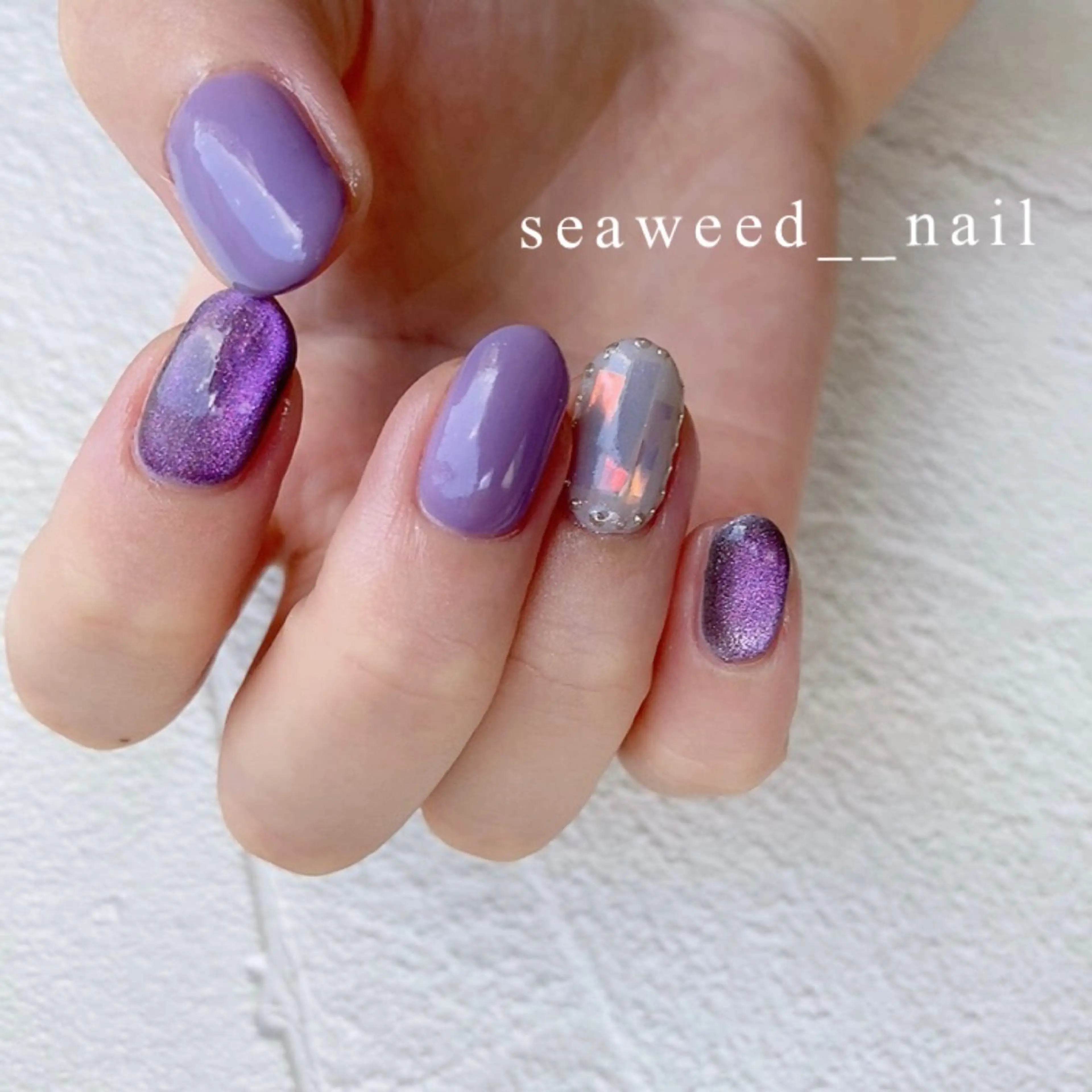 ネイル ハンドネイル seaweed nailのネイルデザイン